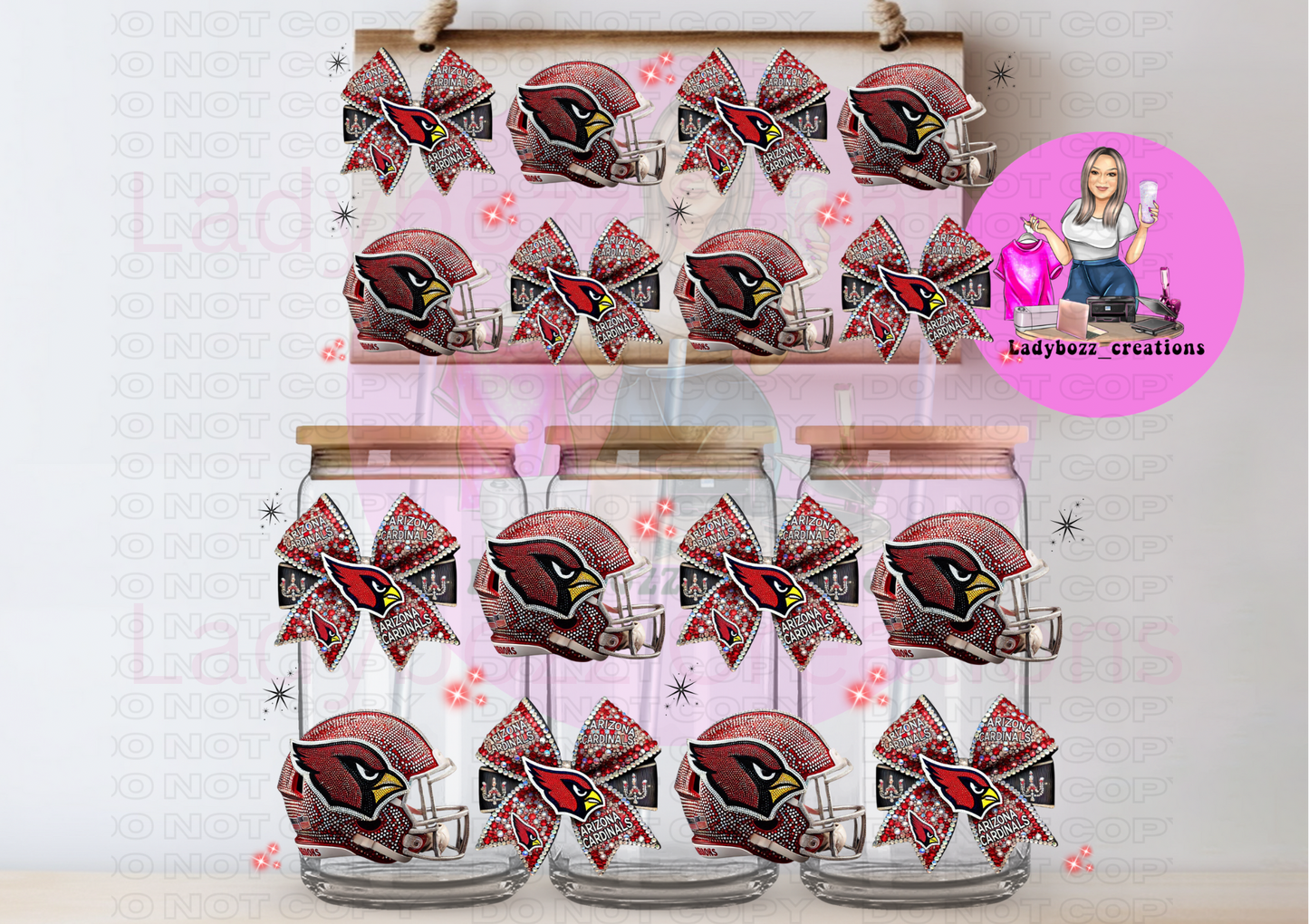 Glitter Football Wraps