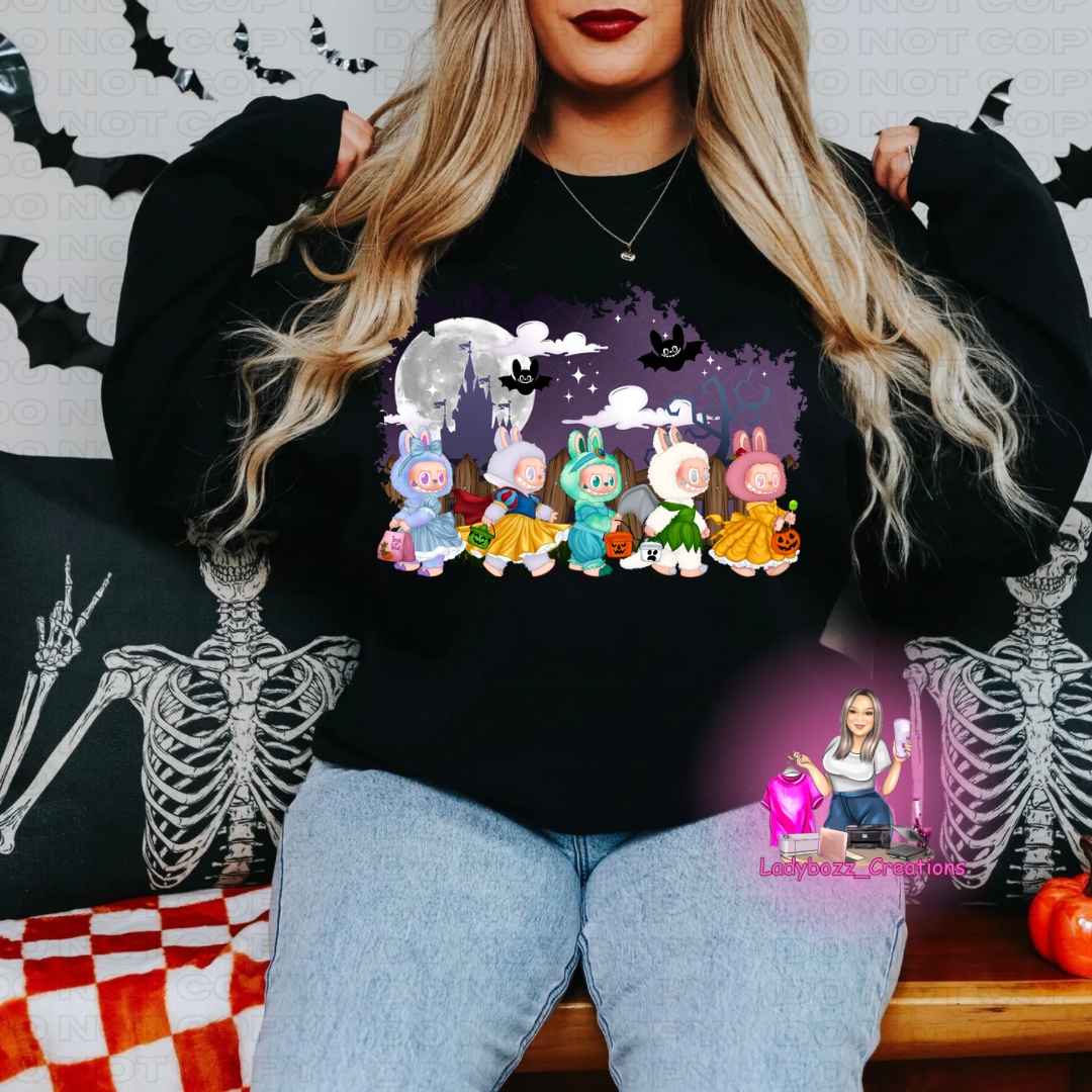Labubu Princess Halloween Sweatshirt (multiple options)