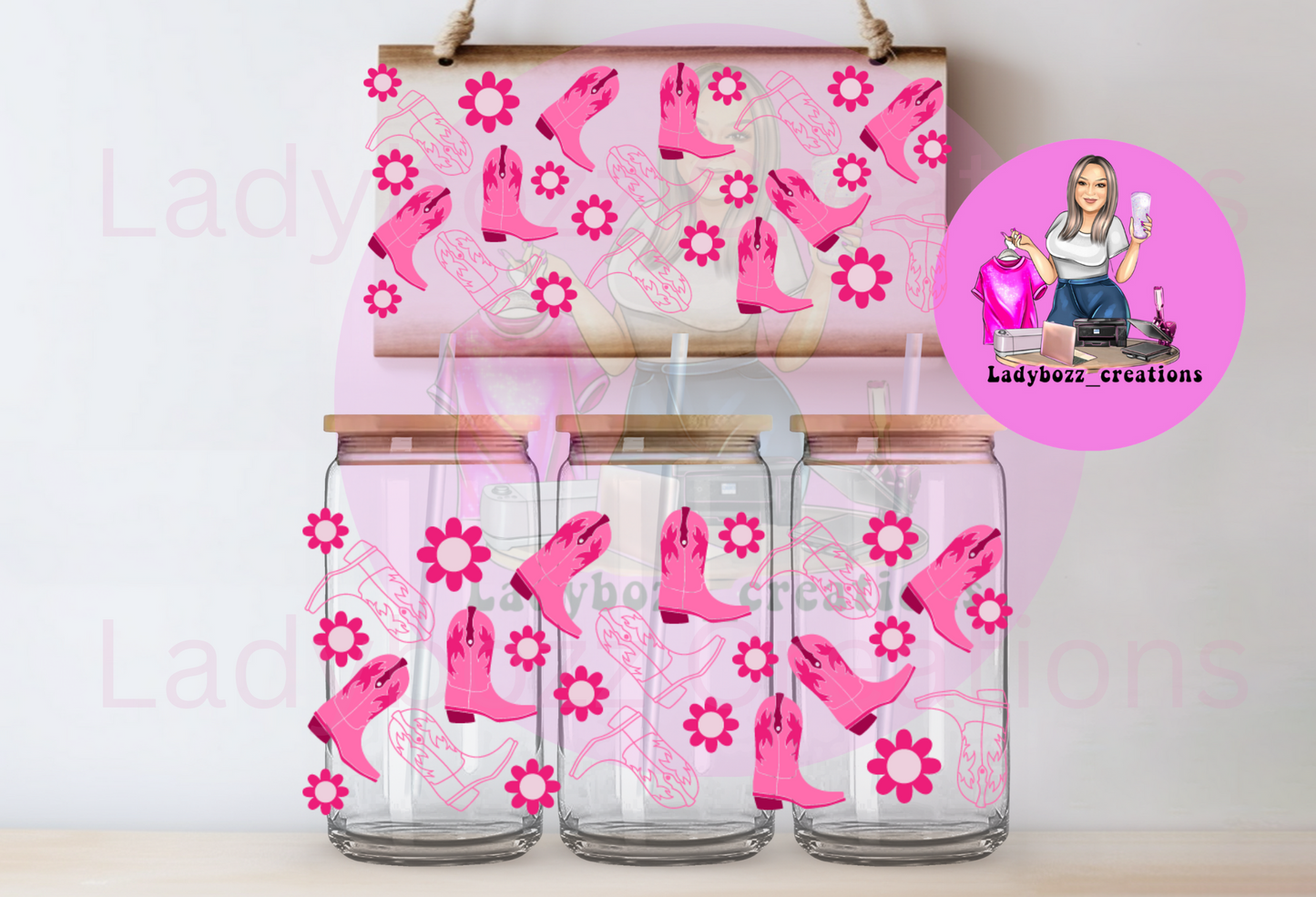 Pink Cowboy Boots