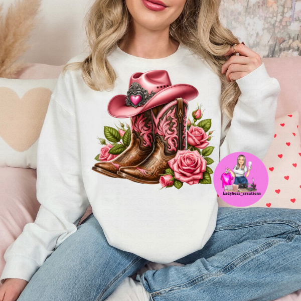 Pink Cowboy Boots