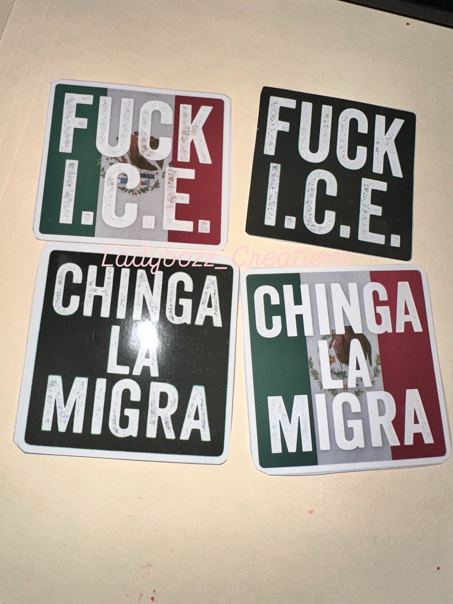 La Migra Stickers/F I.C.E