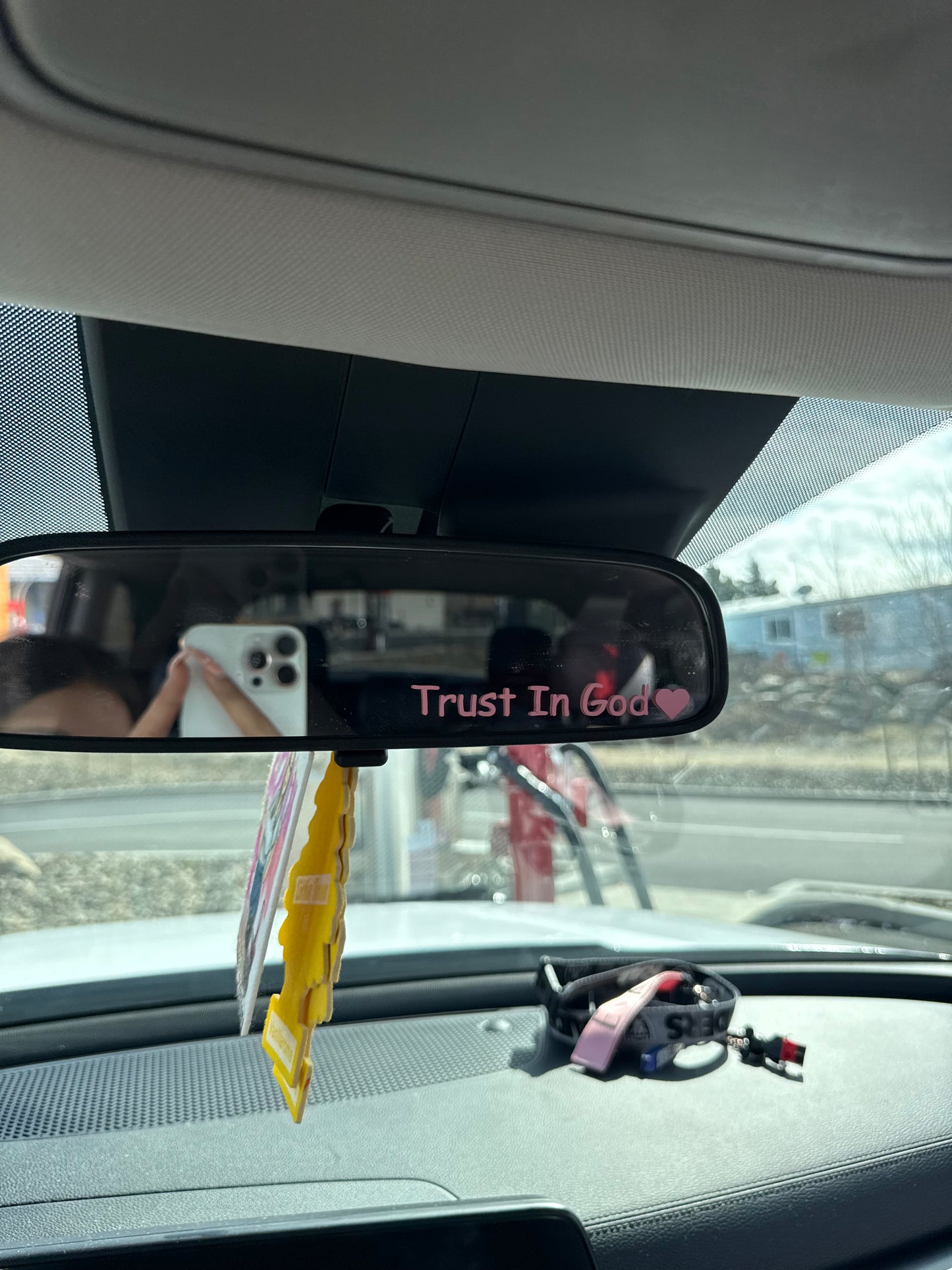 Trust in God Rear Mirror Decal