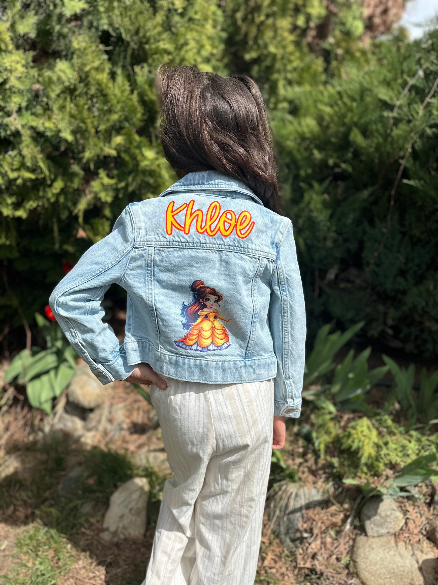 Custom Jean Jacket with name