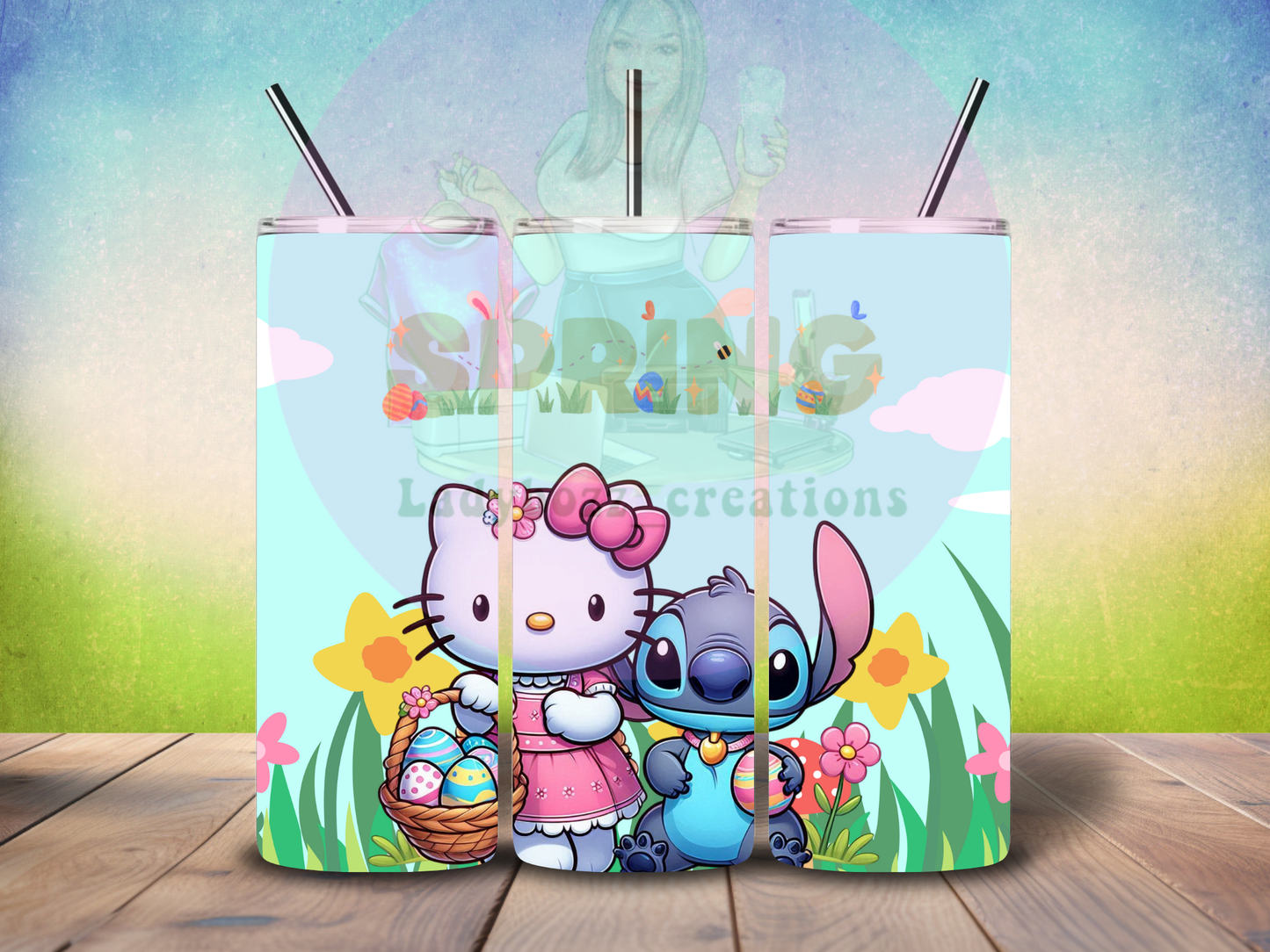 Stich and Hello Kitty Easter