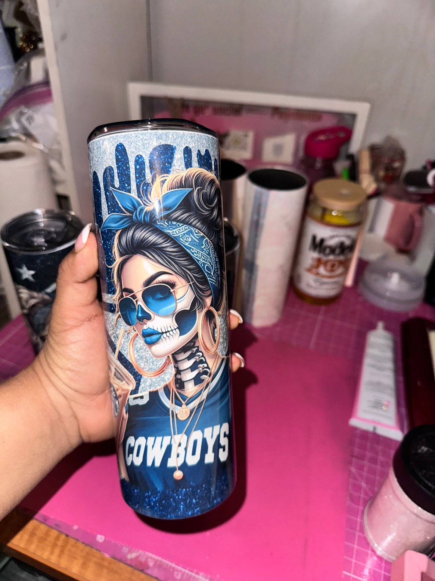 Football Skull Girl
