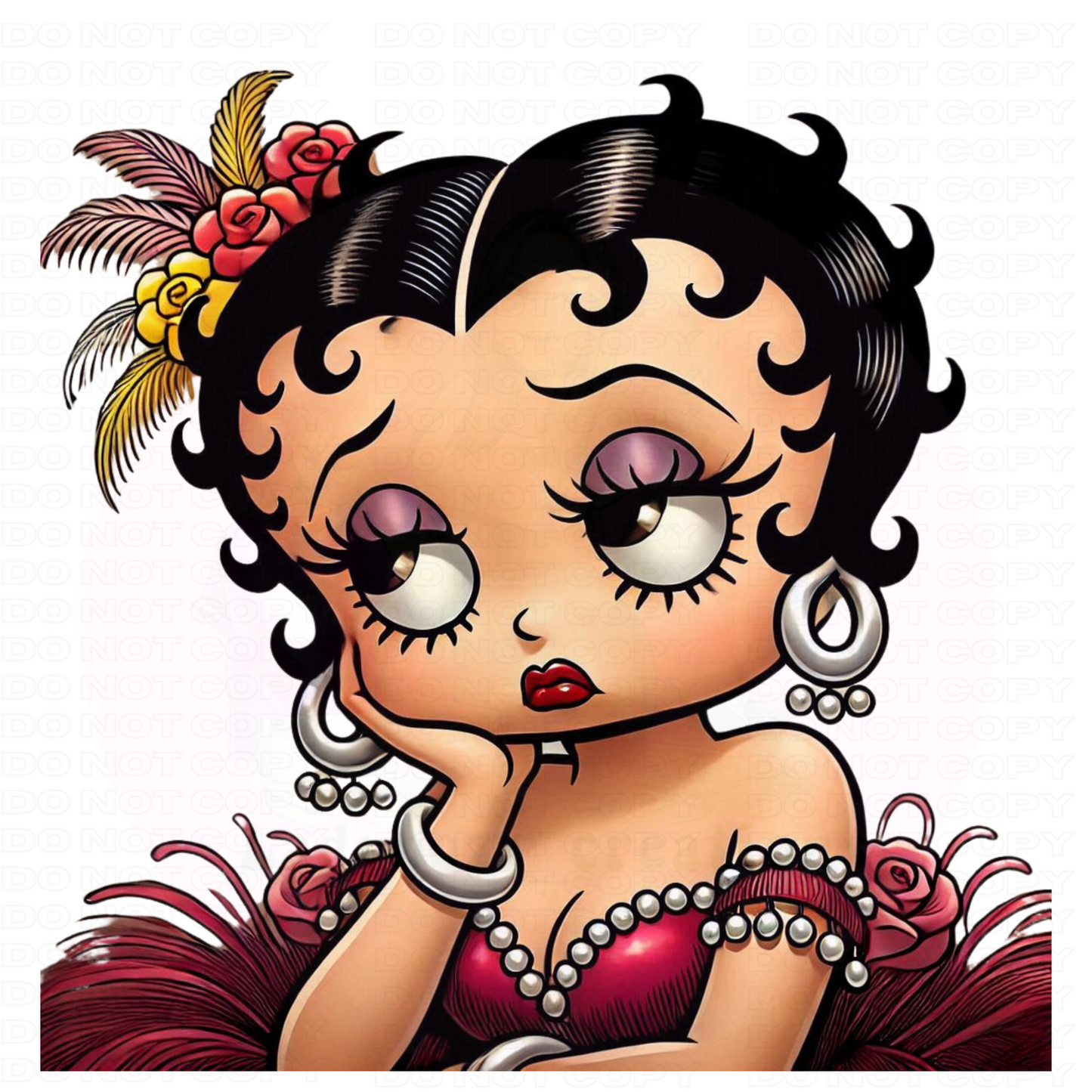 Betty Boop B Resting Face