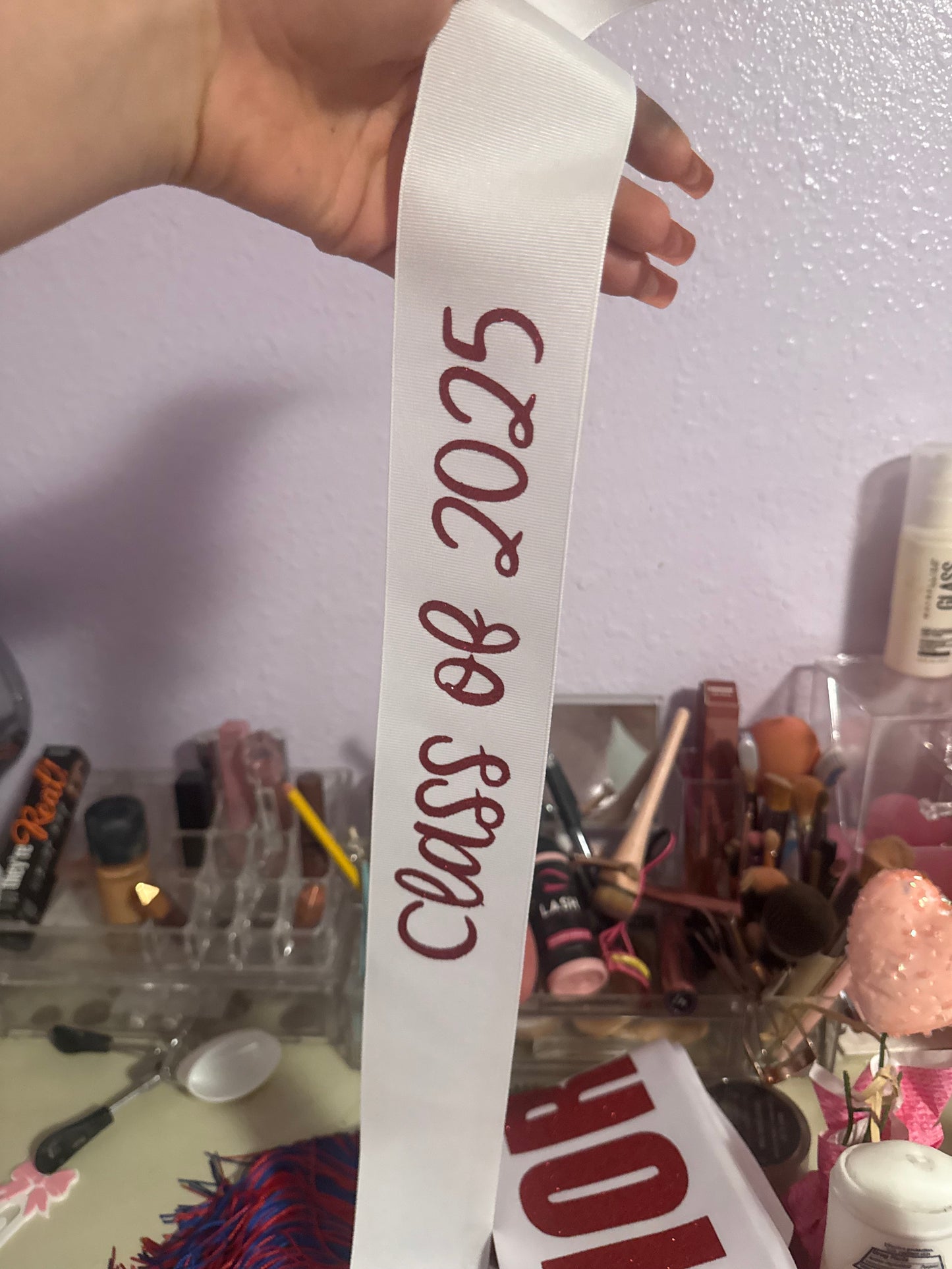 Class of 2025 or Custom Ribbon