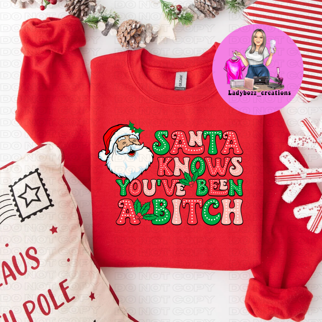 Santa Know You’ve been a Bitch
