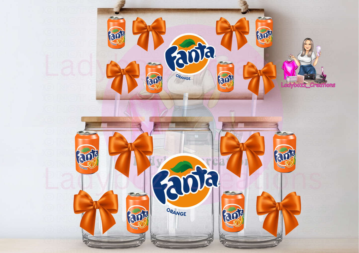 Dr. Pepper, sprite, Fanta/soda/set of 3 wraps