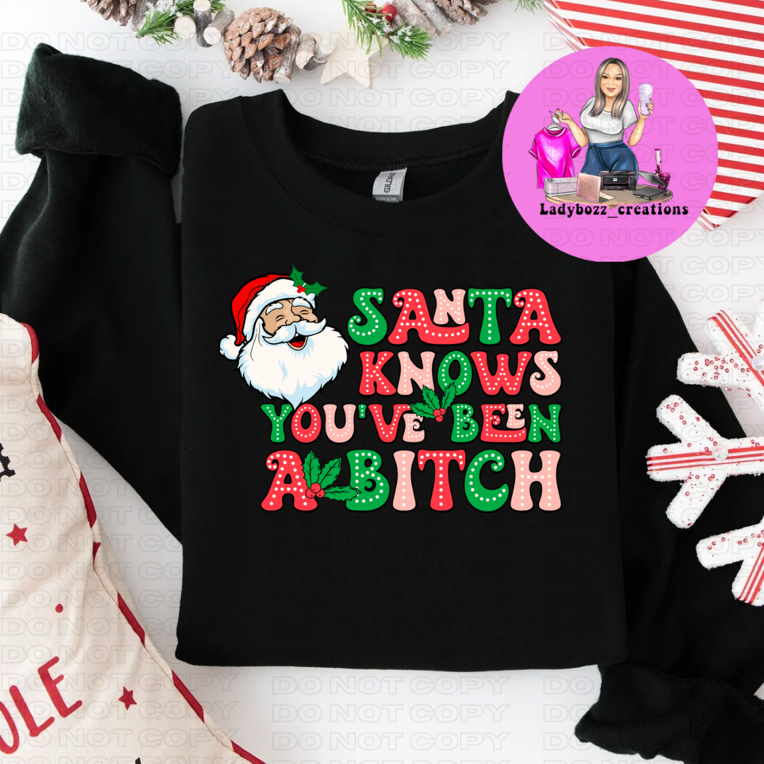 Santa Know You’ve been a Bitch