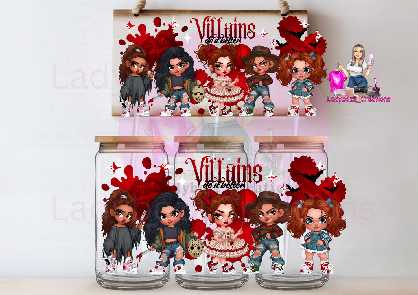 Villain Girls/Scary/Halloween / WRAP BUNDLE