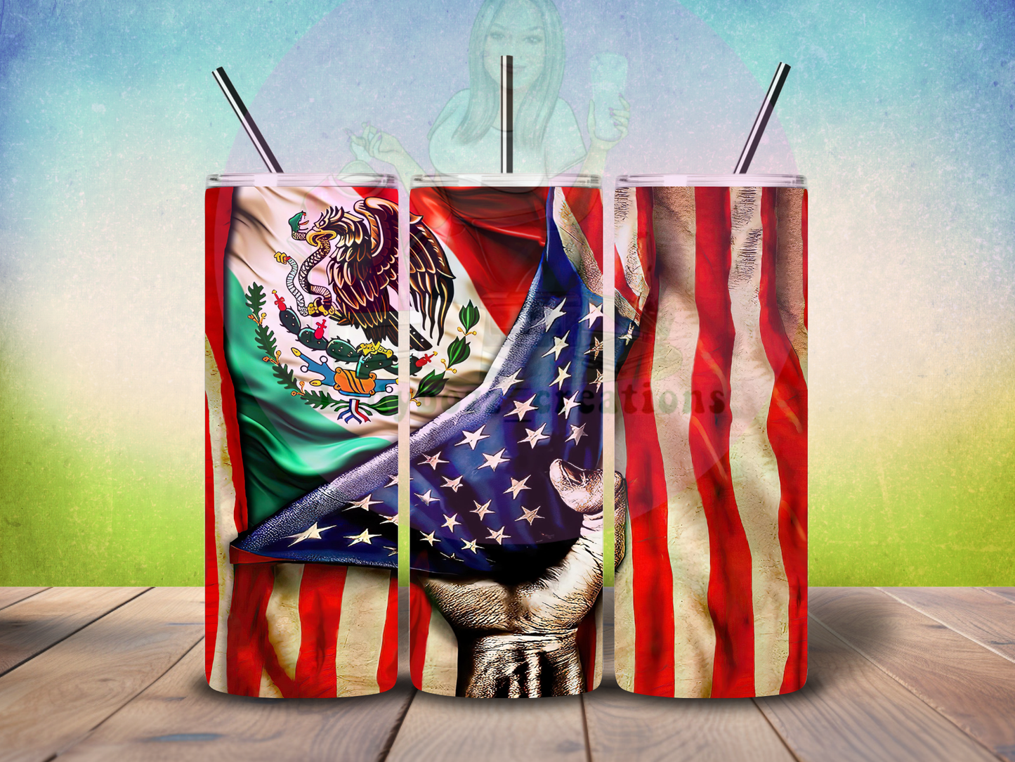 Mexico American Tumbler