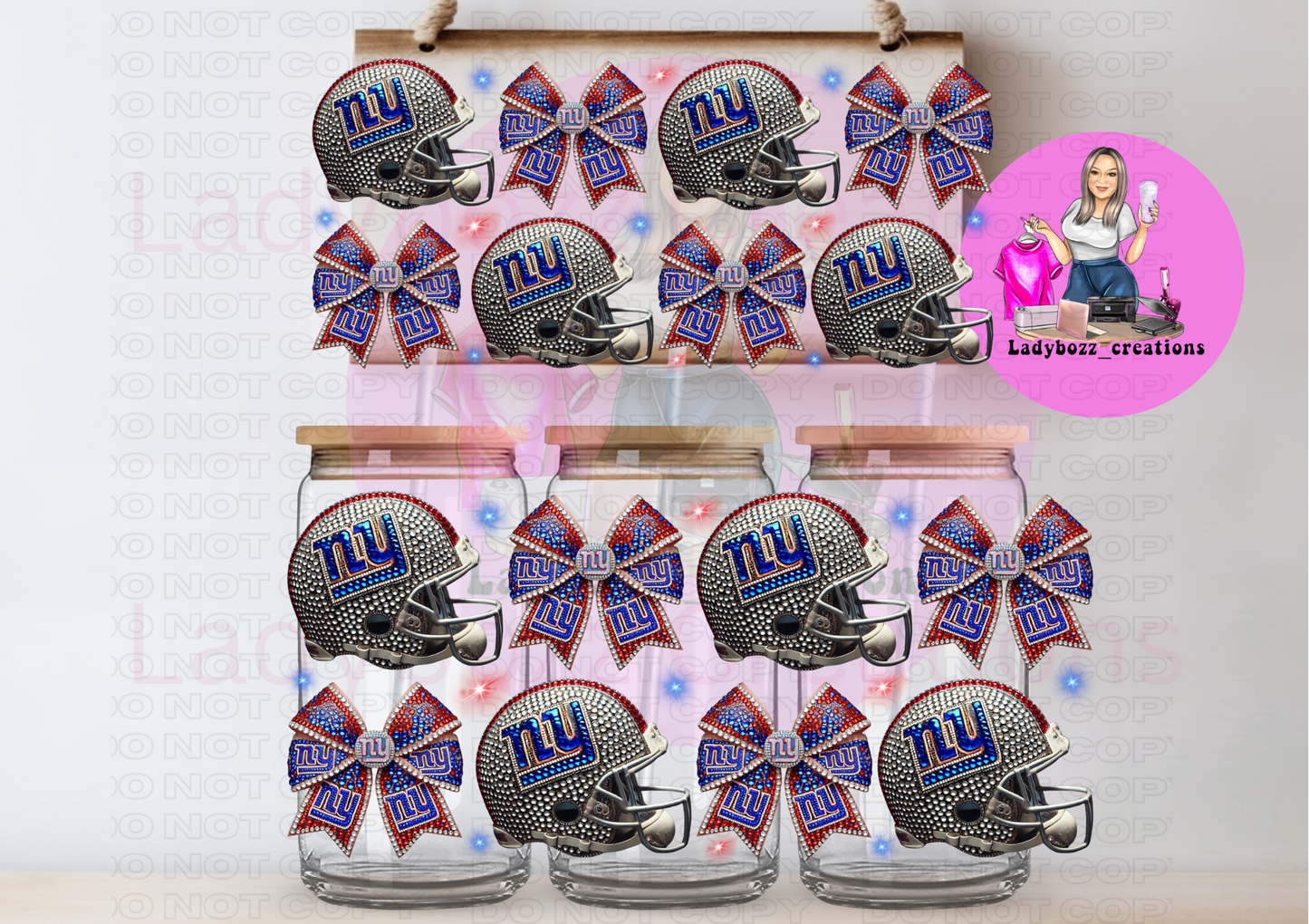 Glitter Football Wraps