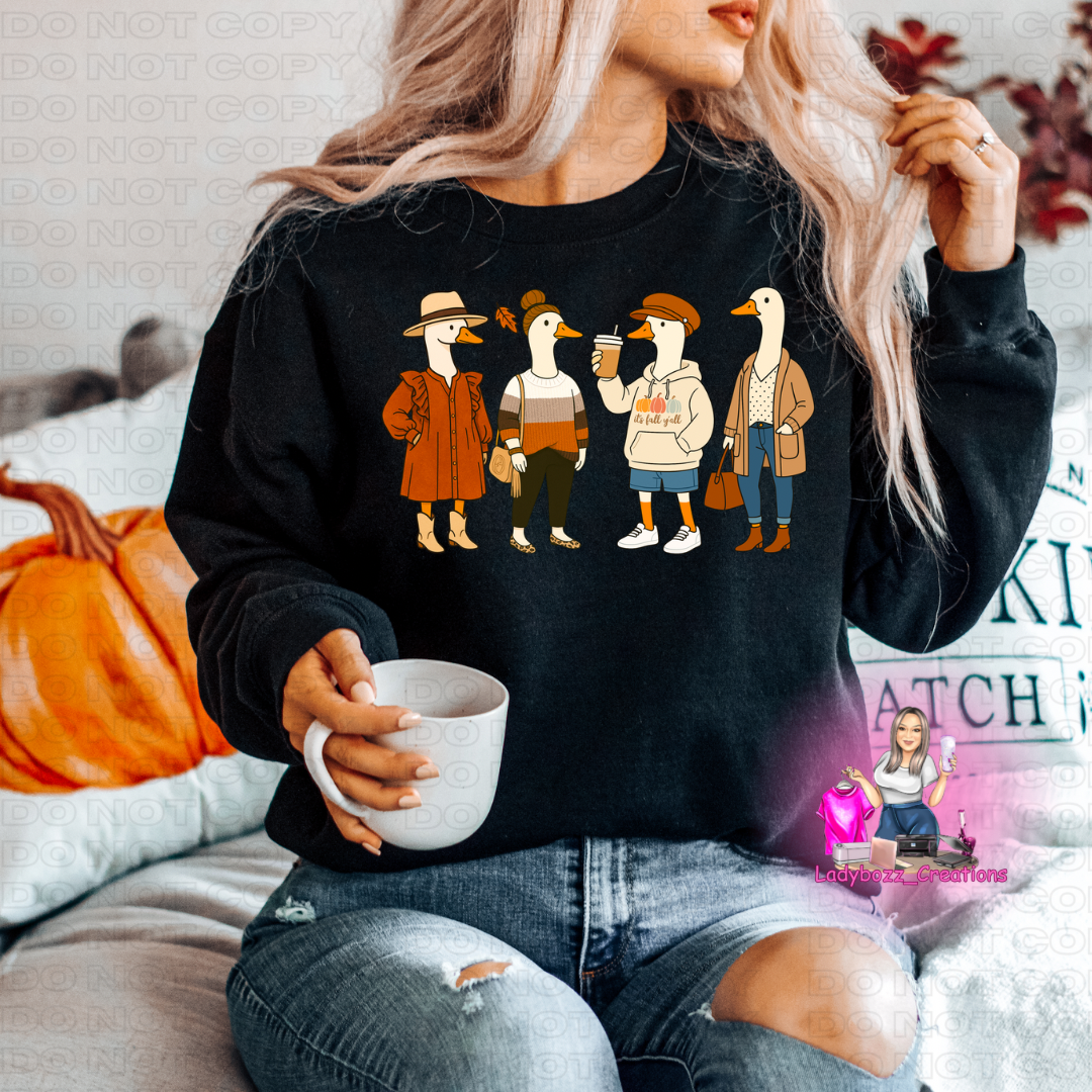 Fall Geese Sweatshirts/Multiple Options