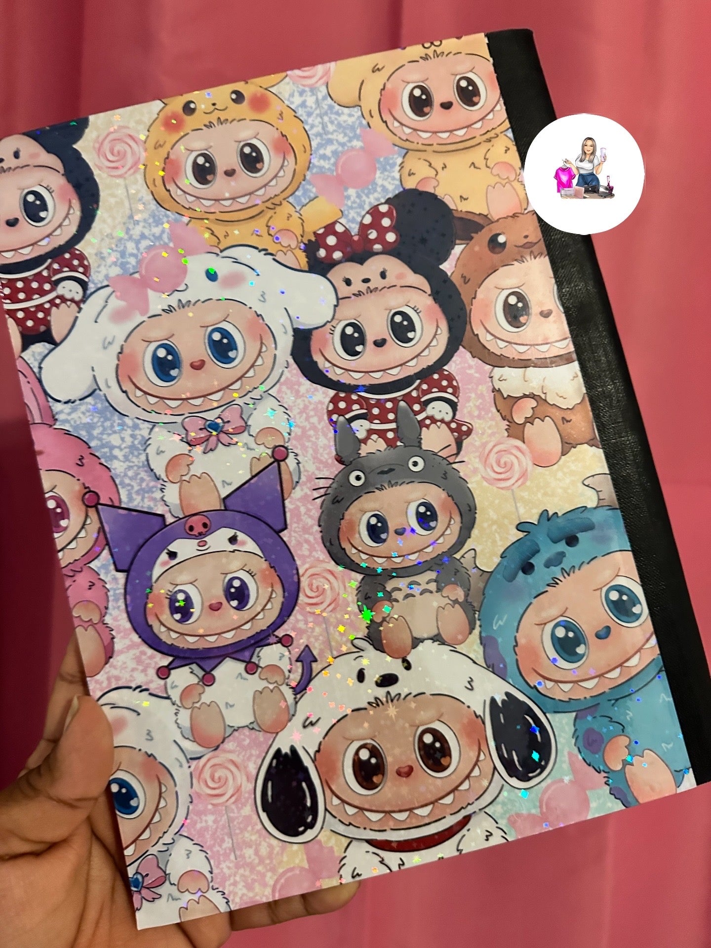 Labubu Custom composition notebooks