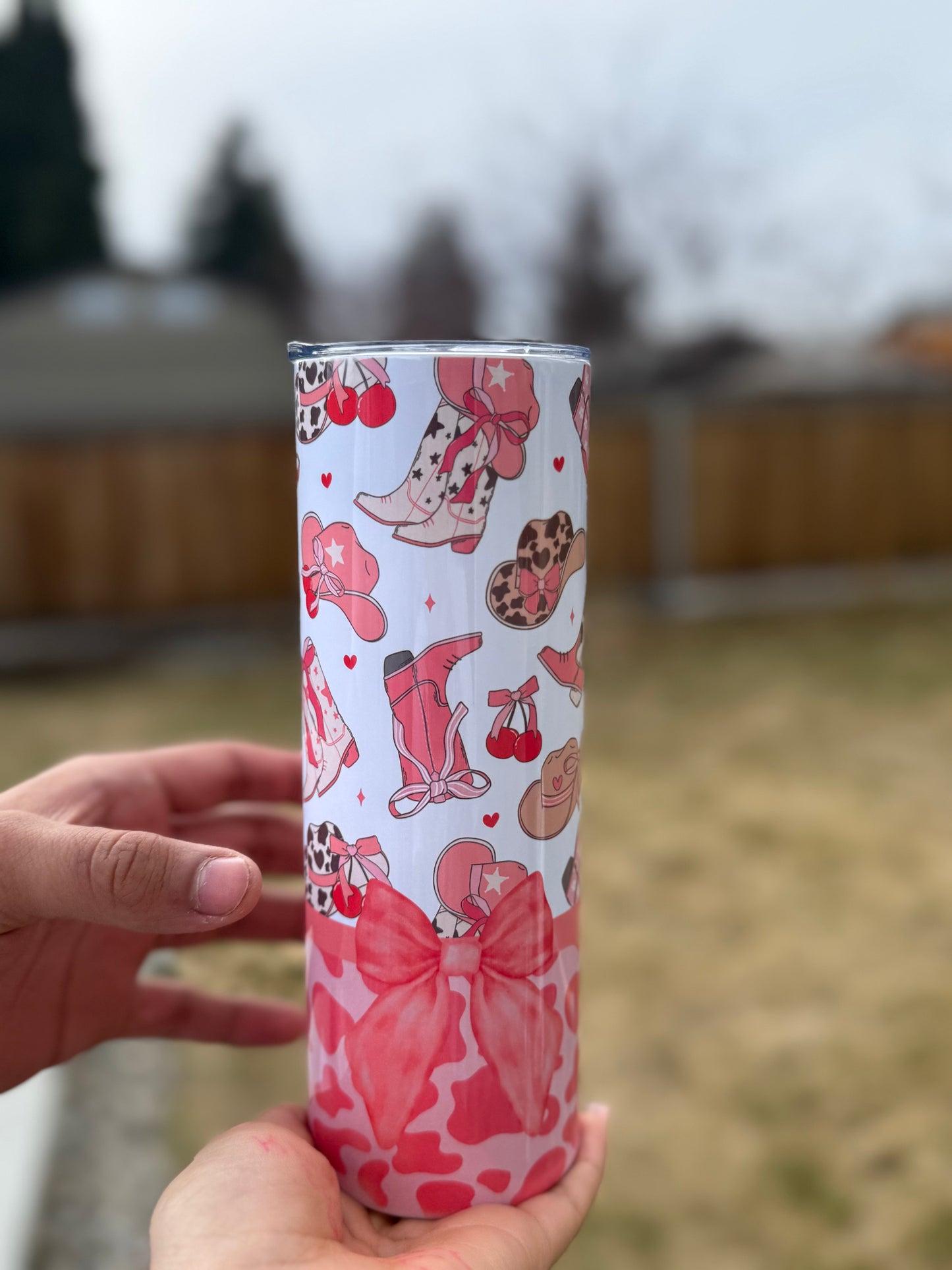 Pink Boots Tumbler