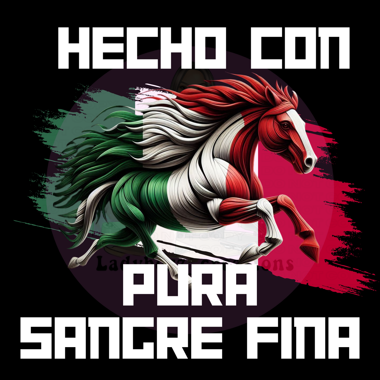 Hecho Con Pura Sangre Fina
