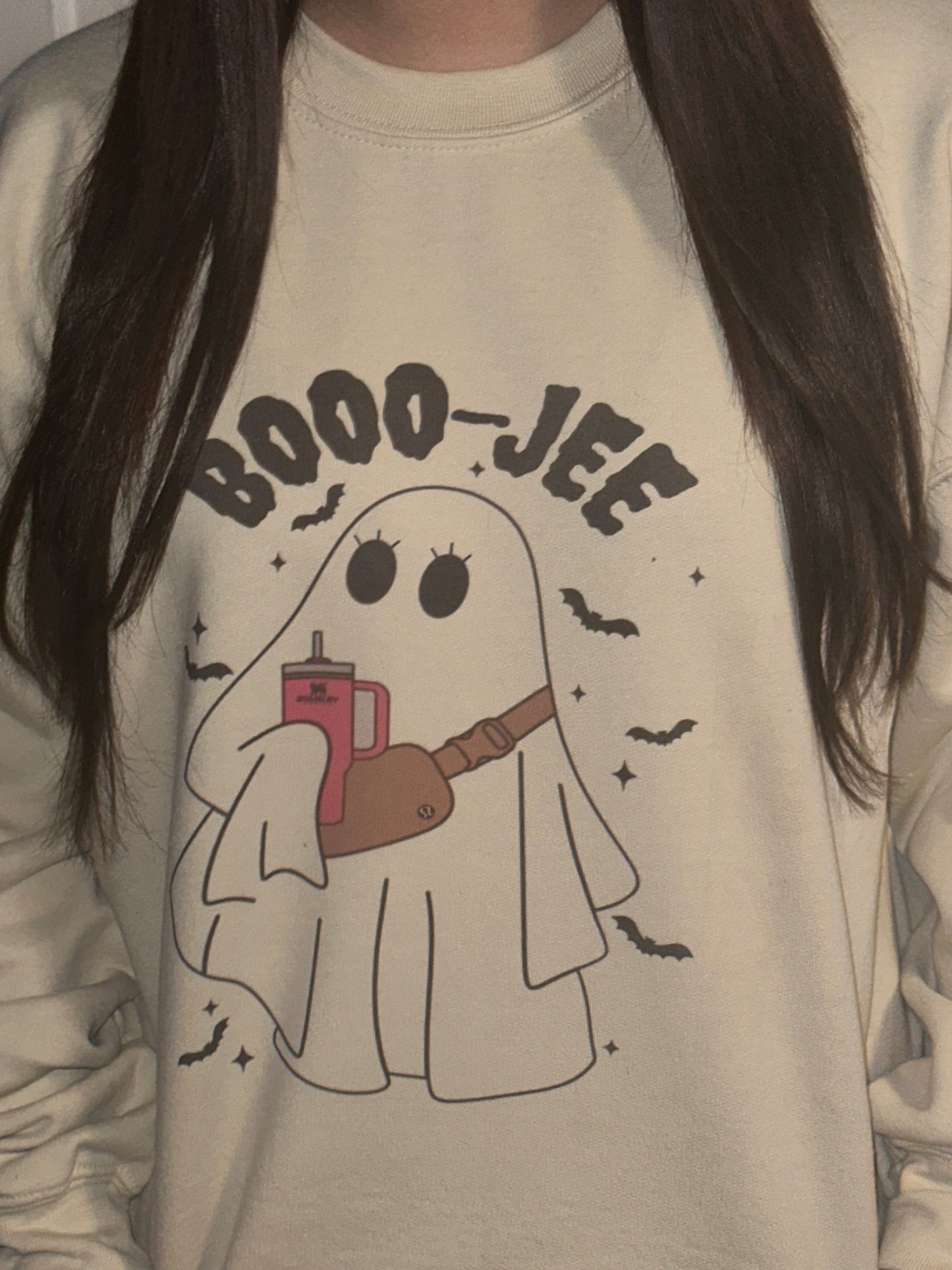 Booo-Jee Tan Crewneck sweatshirt