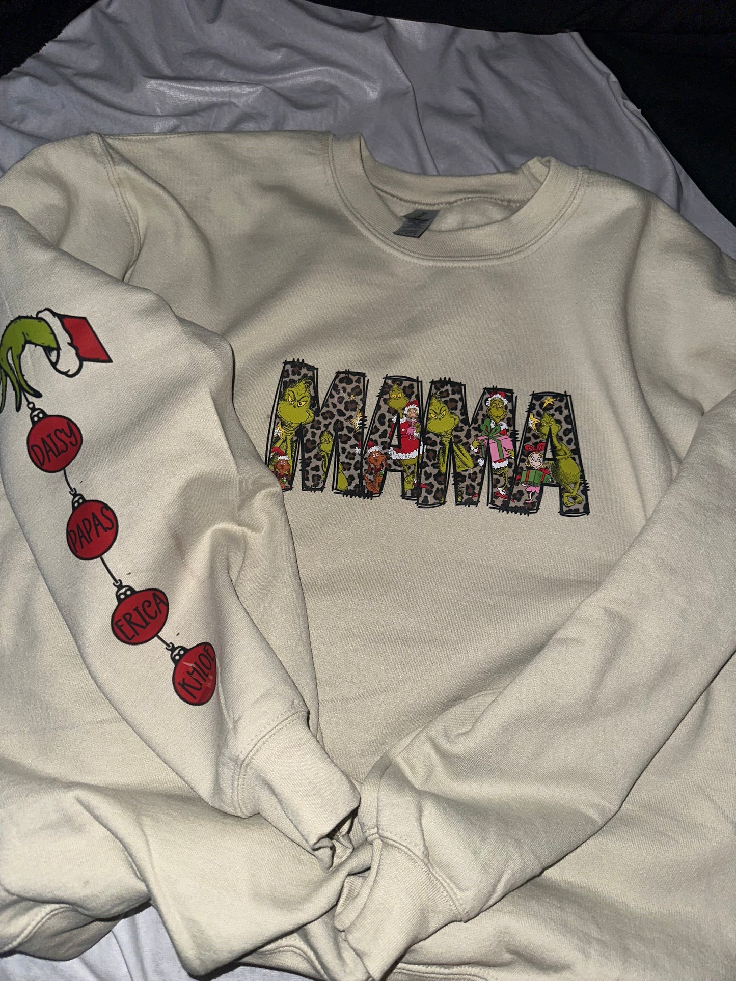 Mama Grinch Custom Sweatshirt