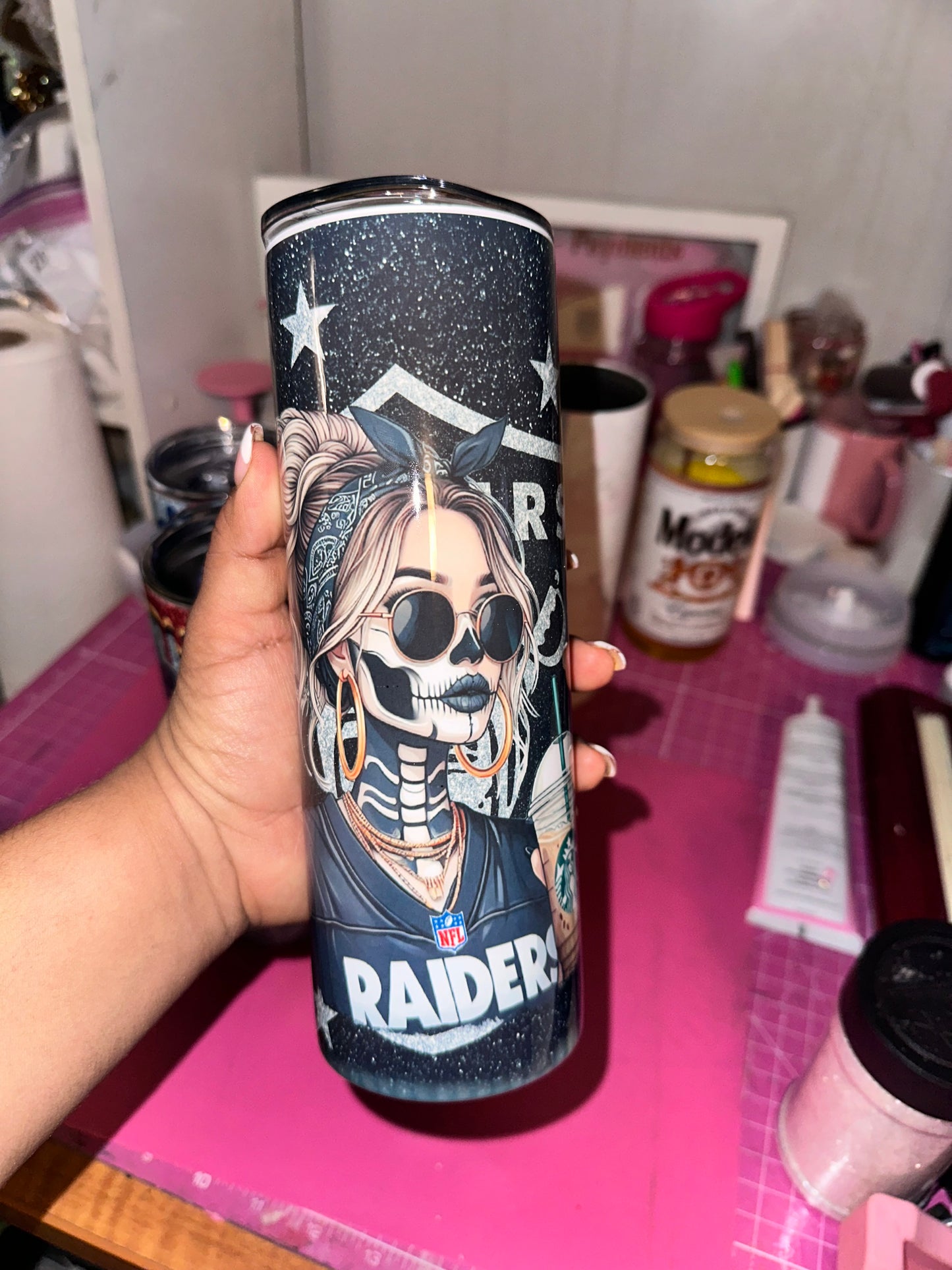 Football Skull Girl