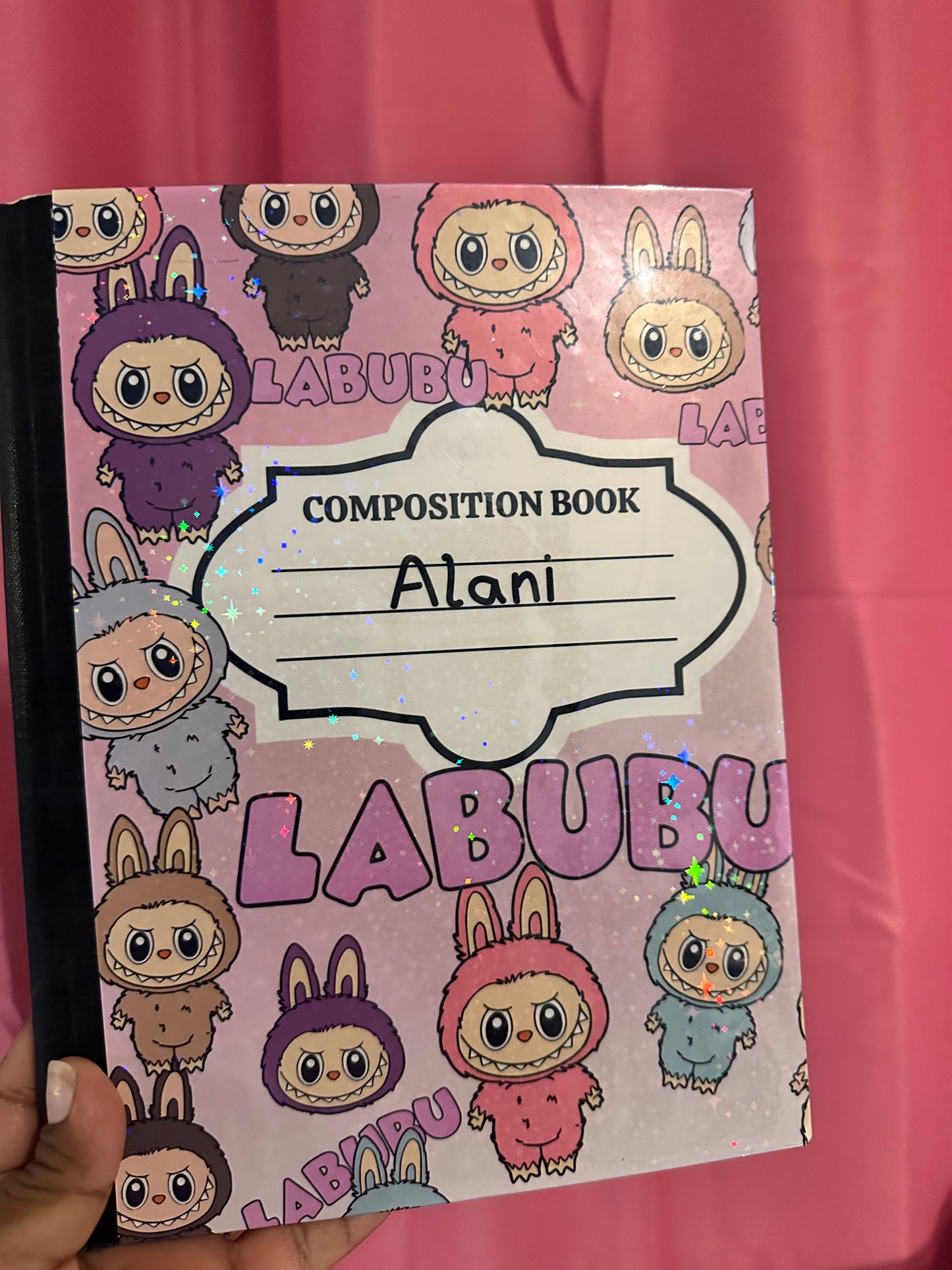 Labubu Custom composition notebooks