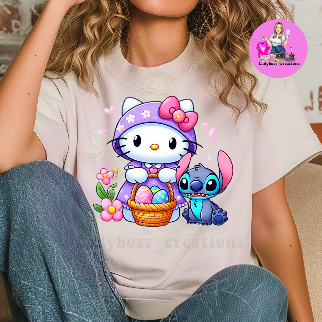Hello Kitty and Stitch Easter