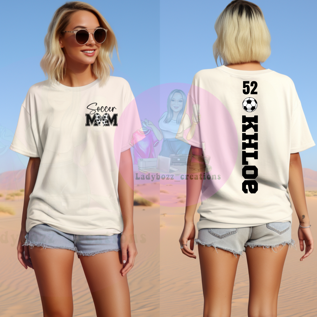 Custom Soccer Name Tees/Sports