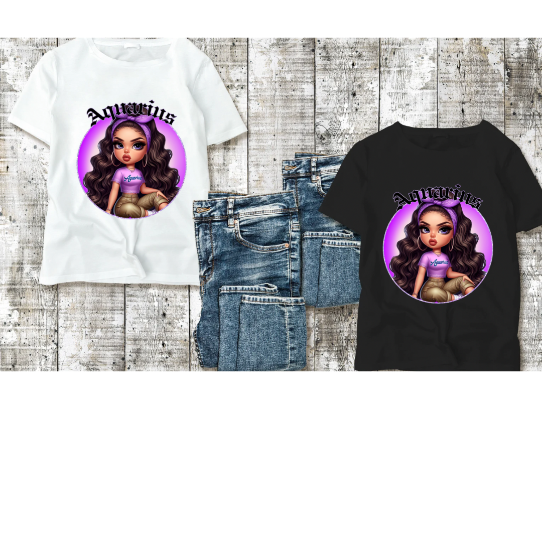 Zodiac girl shirts