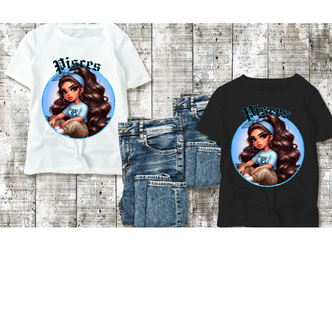Zodiac girl shirts