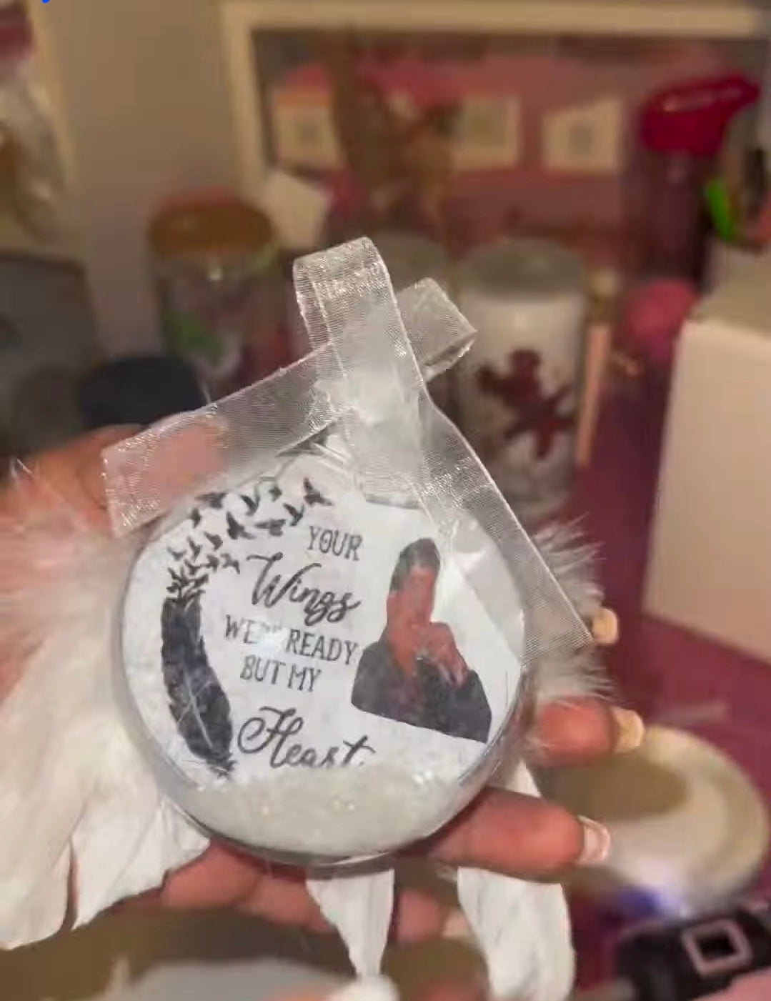 Custom Angel Ornaments with custom pic