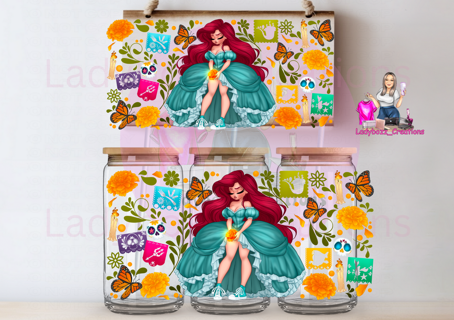 Princesses Catrinas/NO MAKE UP/Scary/Halloween / WRAP BUNDLE