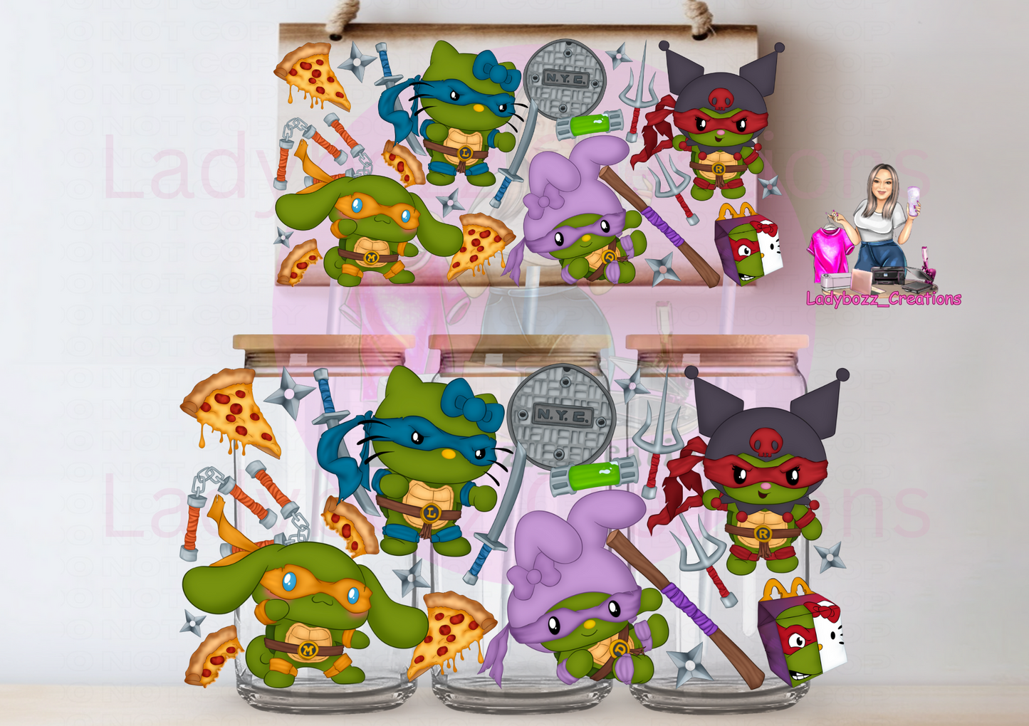 Ninja Turtles/Hello Kitty/Halloween / WRAP BUNDLE