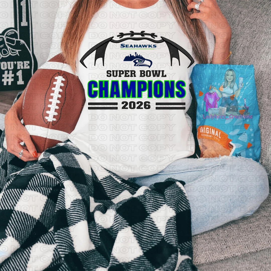 Seahawks Super Bowl Champions/Tshirt or print only/Football/NFL