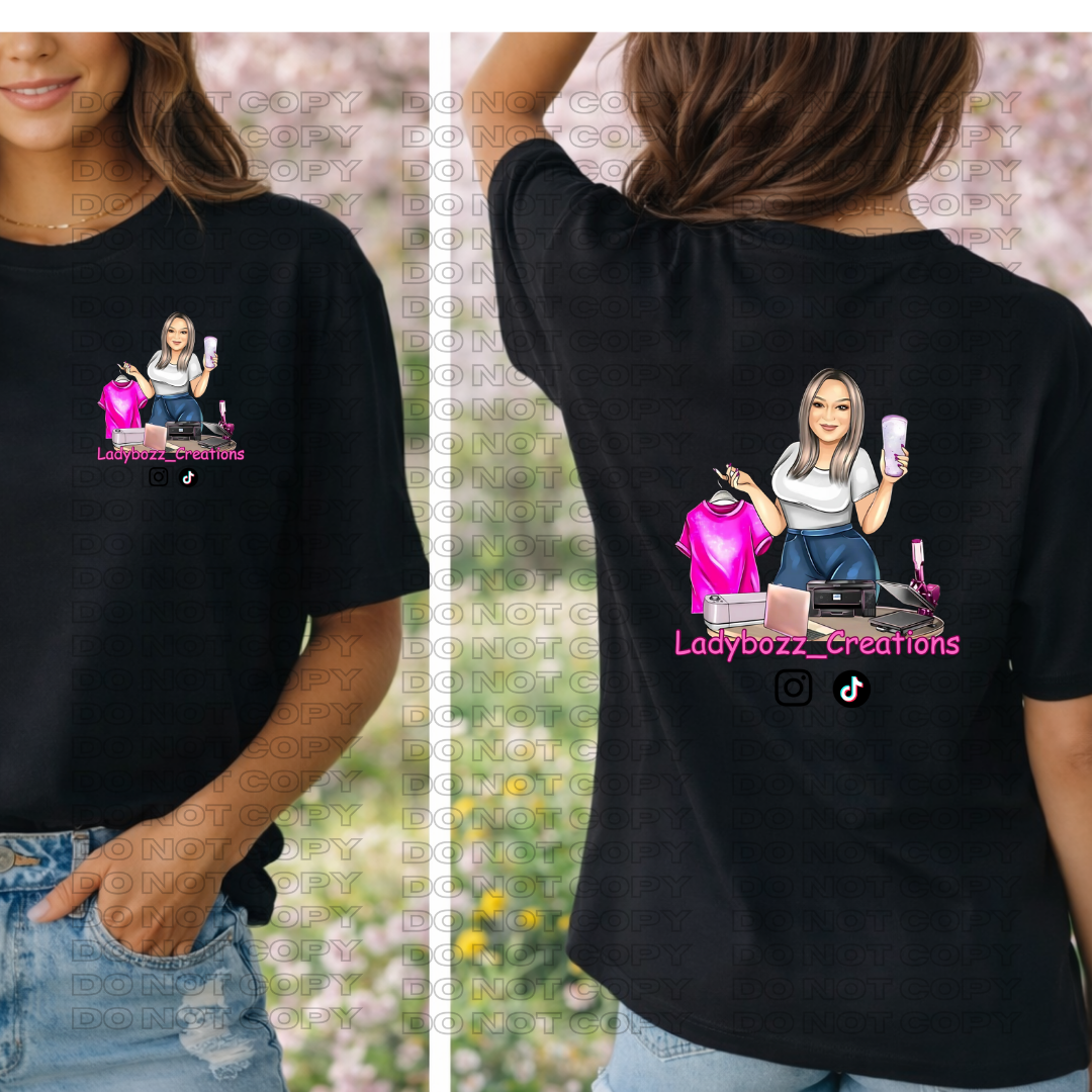 Custom Business Black Shirts with logo/Tshirt or print only