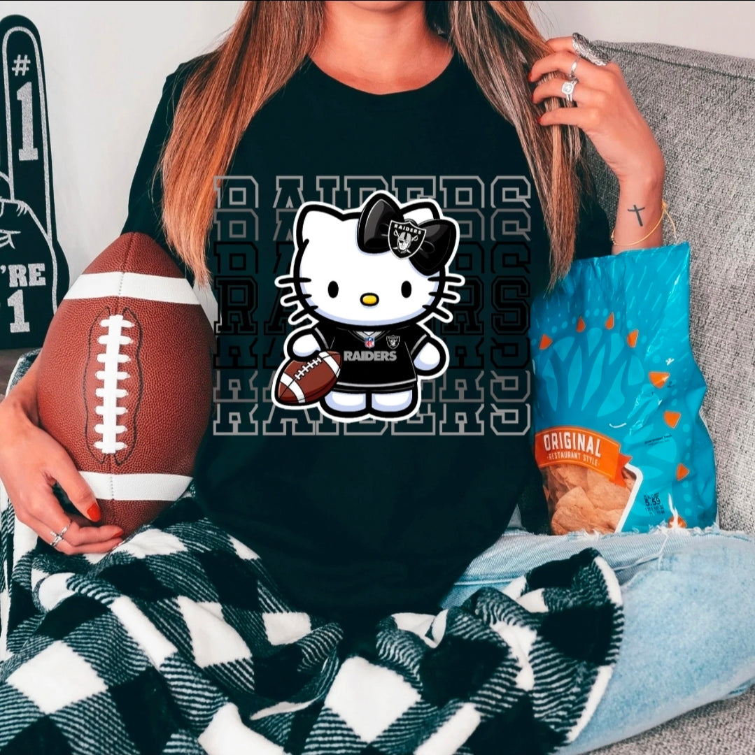 Hello Kitty/ Football/DTF PRINT ONLY/nfl