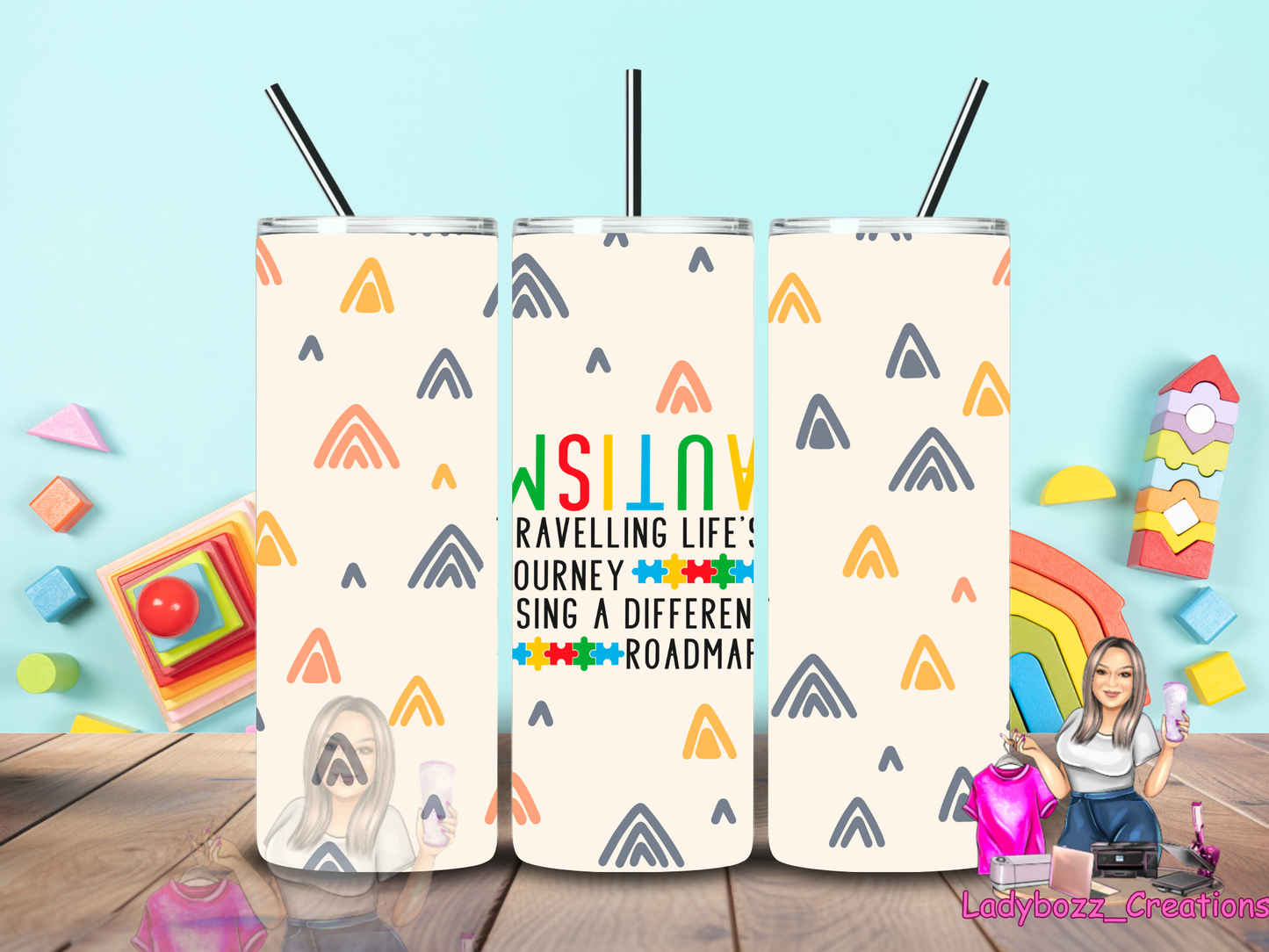 Autism Tumbler/ or sublimation print/several options