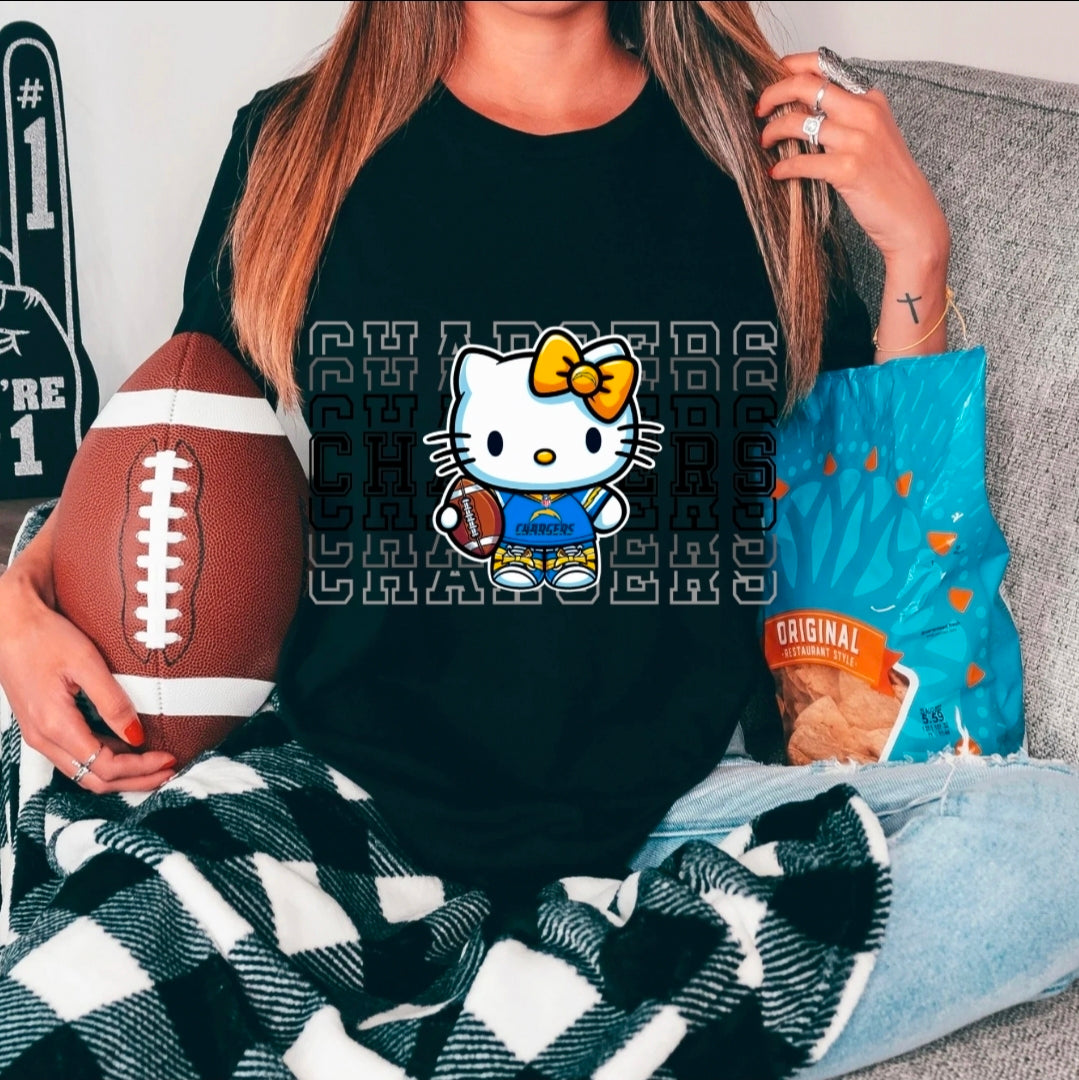 Hello Kitty/ Football/DTF PRINT ONLY/nfl