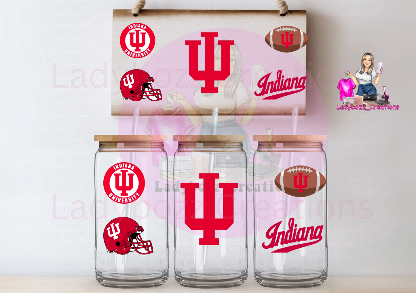 Indiana/Hoosiers/libbey wrap only/2 wraps