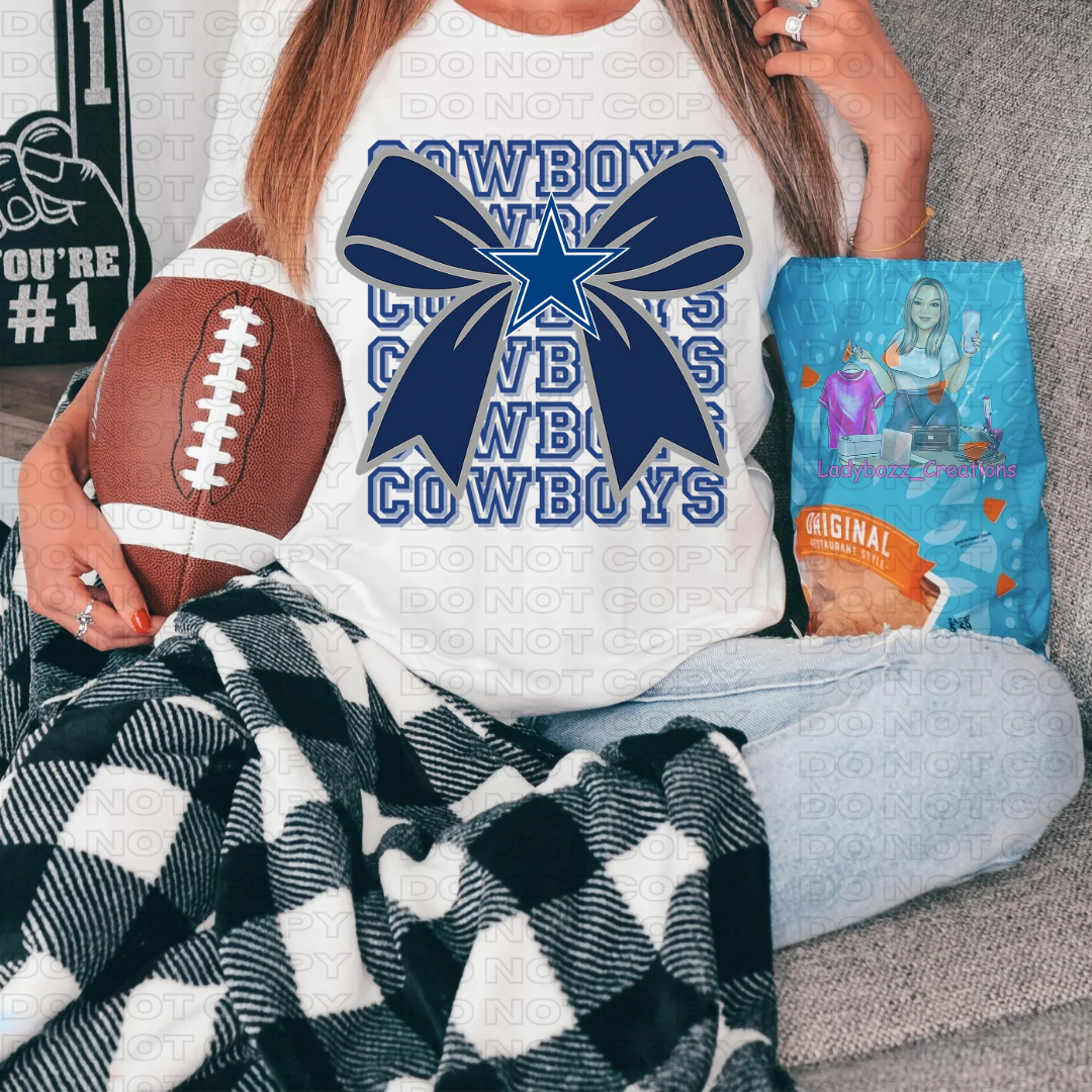Football Coquette DTF PRINT ONLY/Every Team is on here/nfl