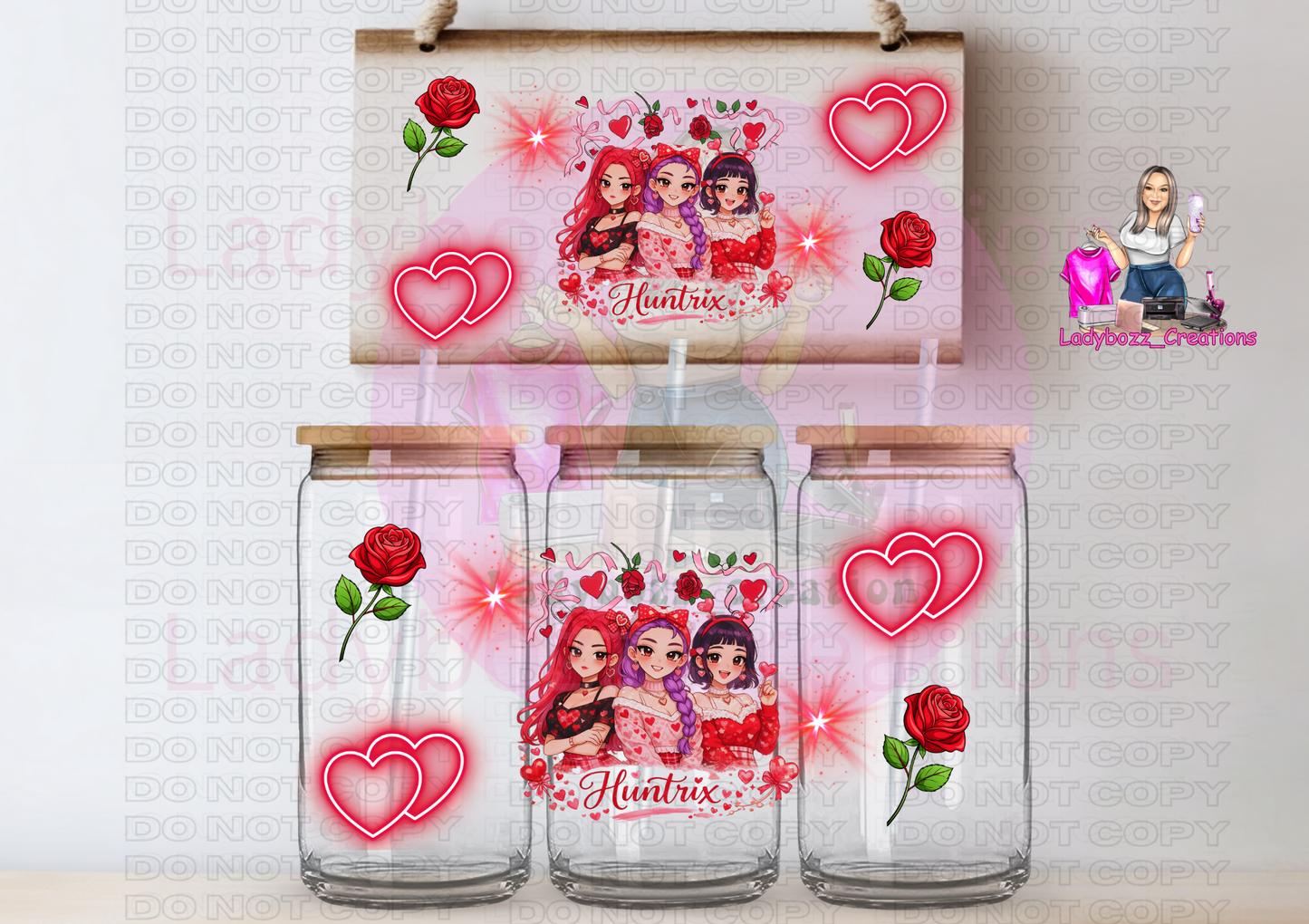 Huntrix/Valentines/Libbey Cup or 2 Wraps Only