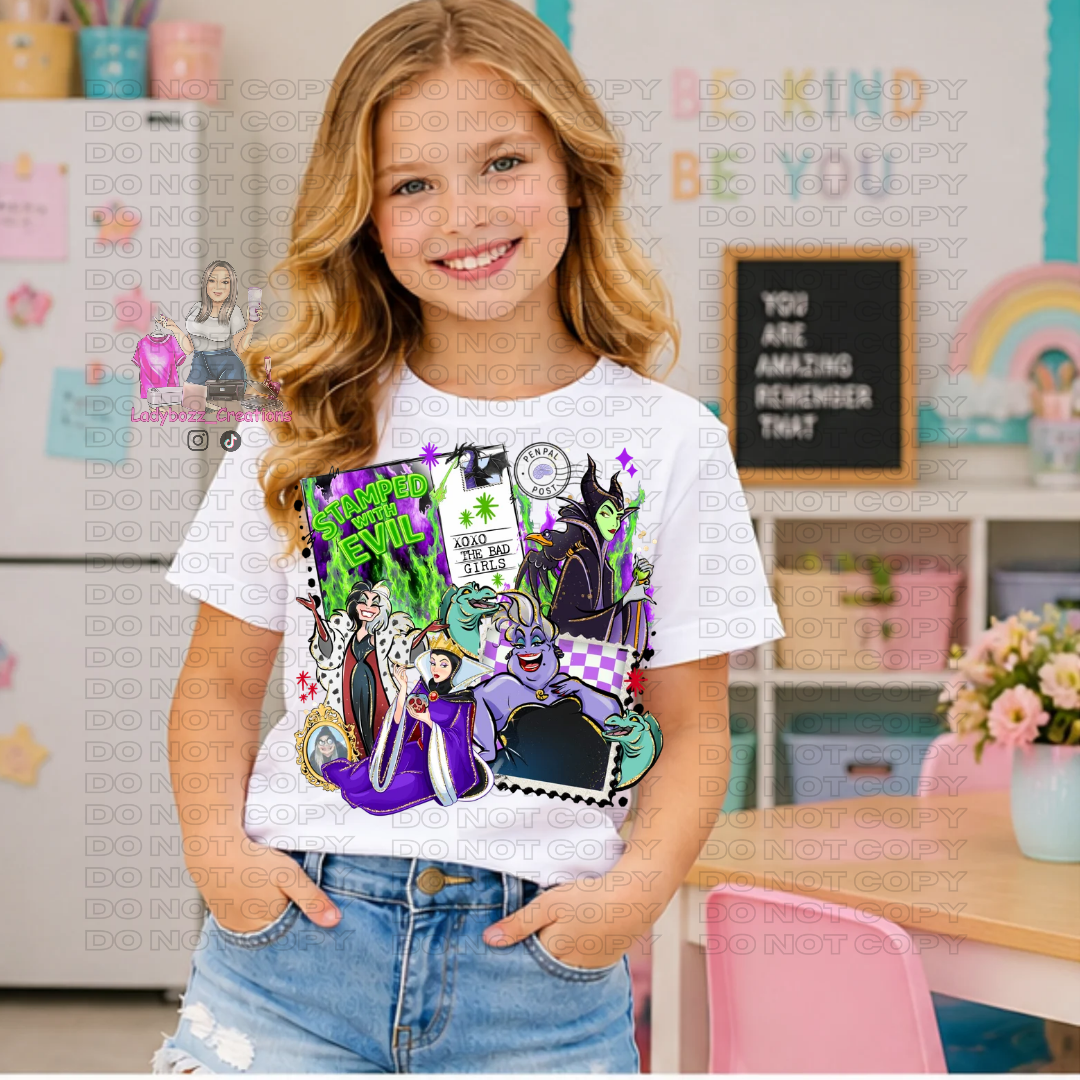 Evil Girls/Princesses/Tshirt or print only/kids