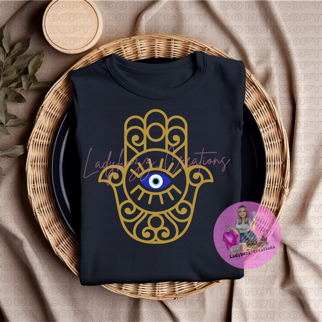 Evil Eye Hand/Tshirt or print only