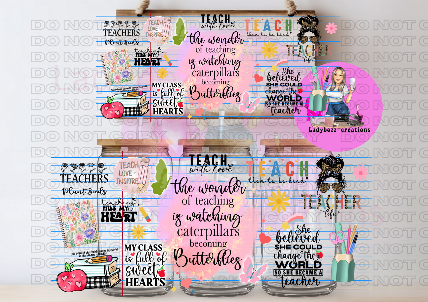Teacher/School/2 Wraps Only or Libbey Cup