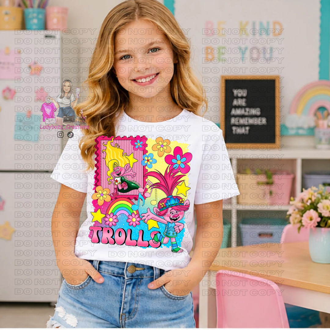Trolls/Tshirt or print only/kids