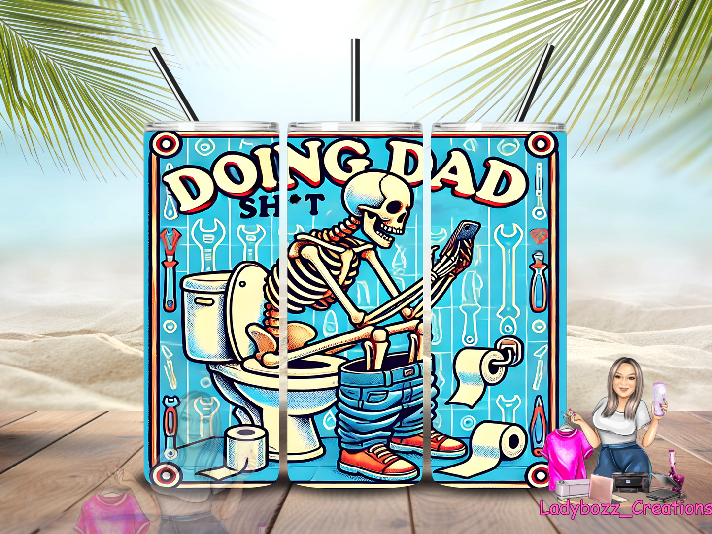 Doing Dad Shit/Funny/ Tumbler/ or sublimation print