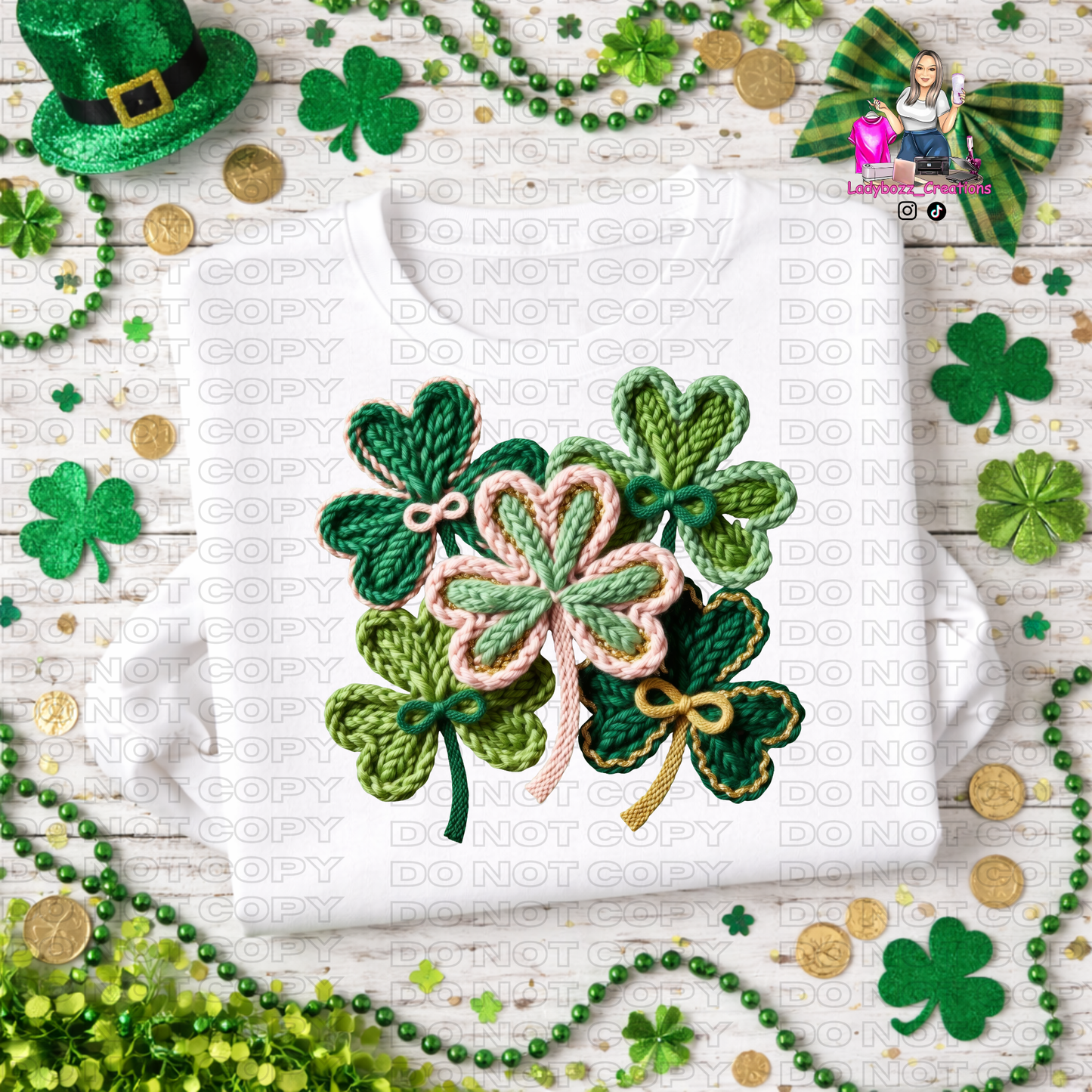 Saint Patricks Clovers /Tshirt or print only/ST. Patricks