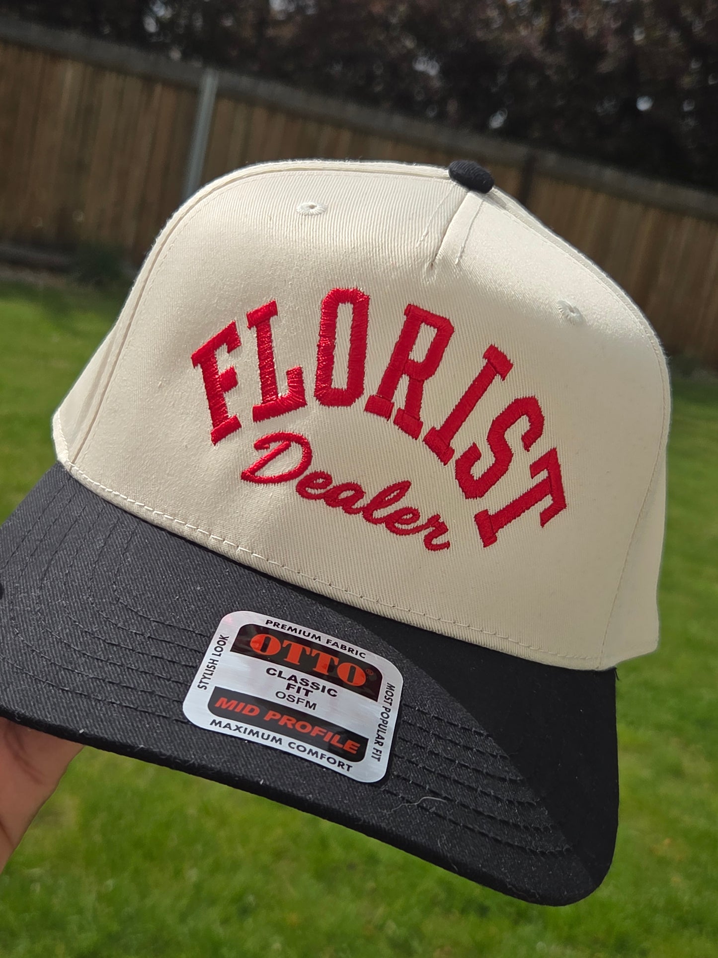 Florist Dealer Embroidered Hat