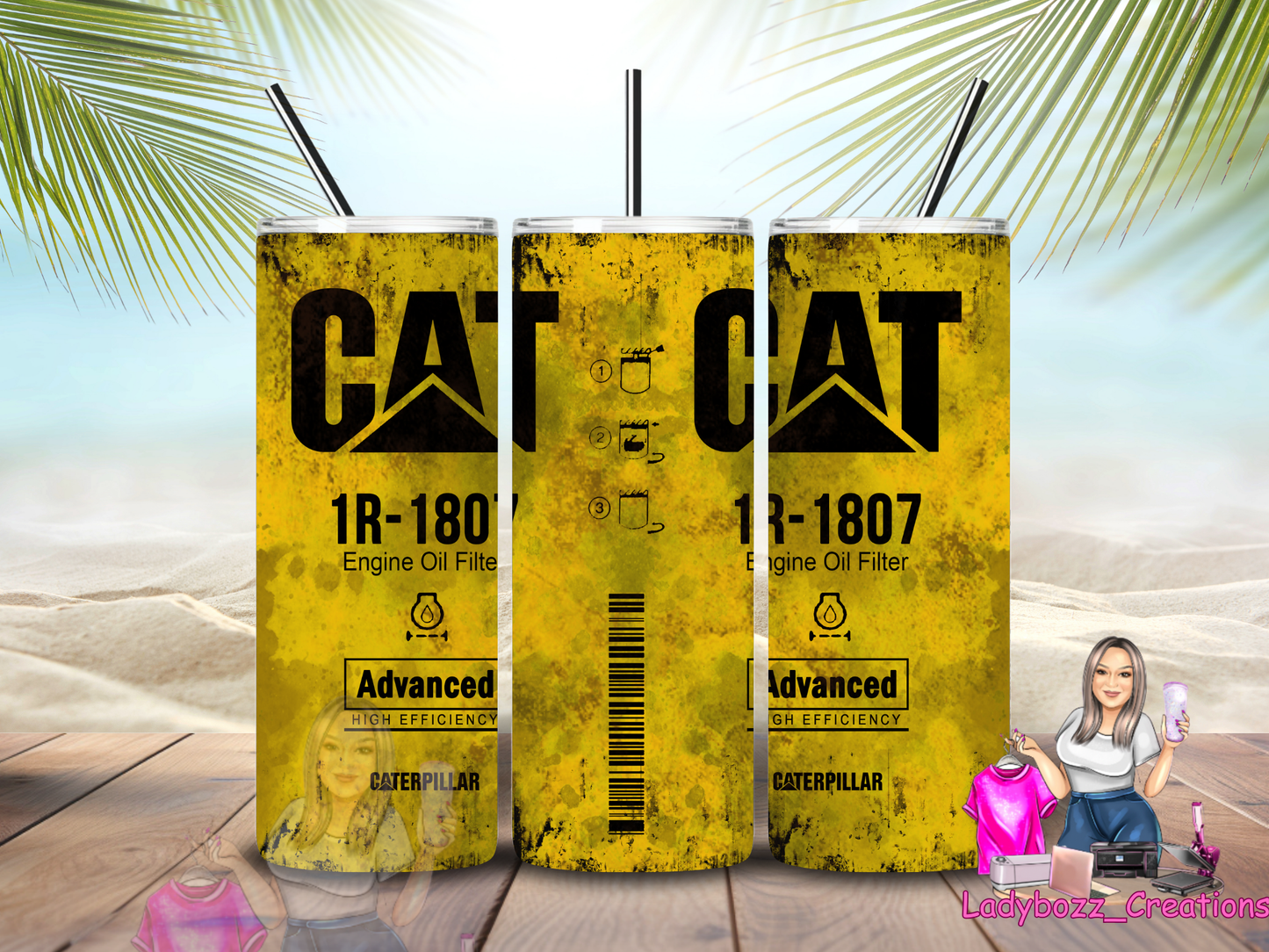 CAT/Machinery/ Tumbler/ or sublimation print