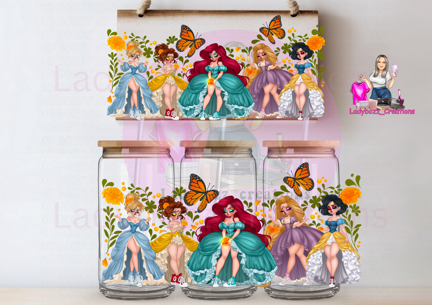 Princesses Catrinas/NO MAKE UP/Scary/Halloween / WRAP BUNDLE