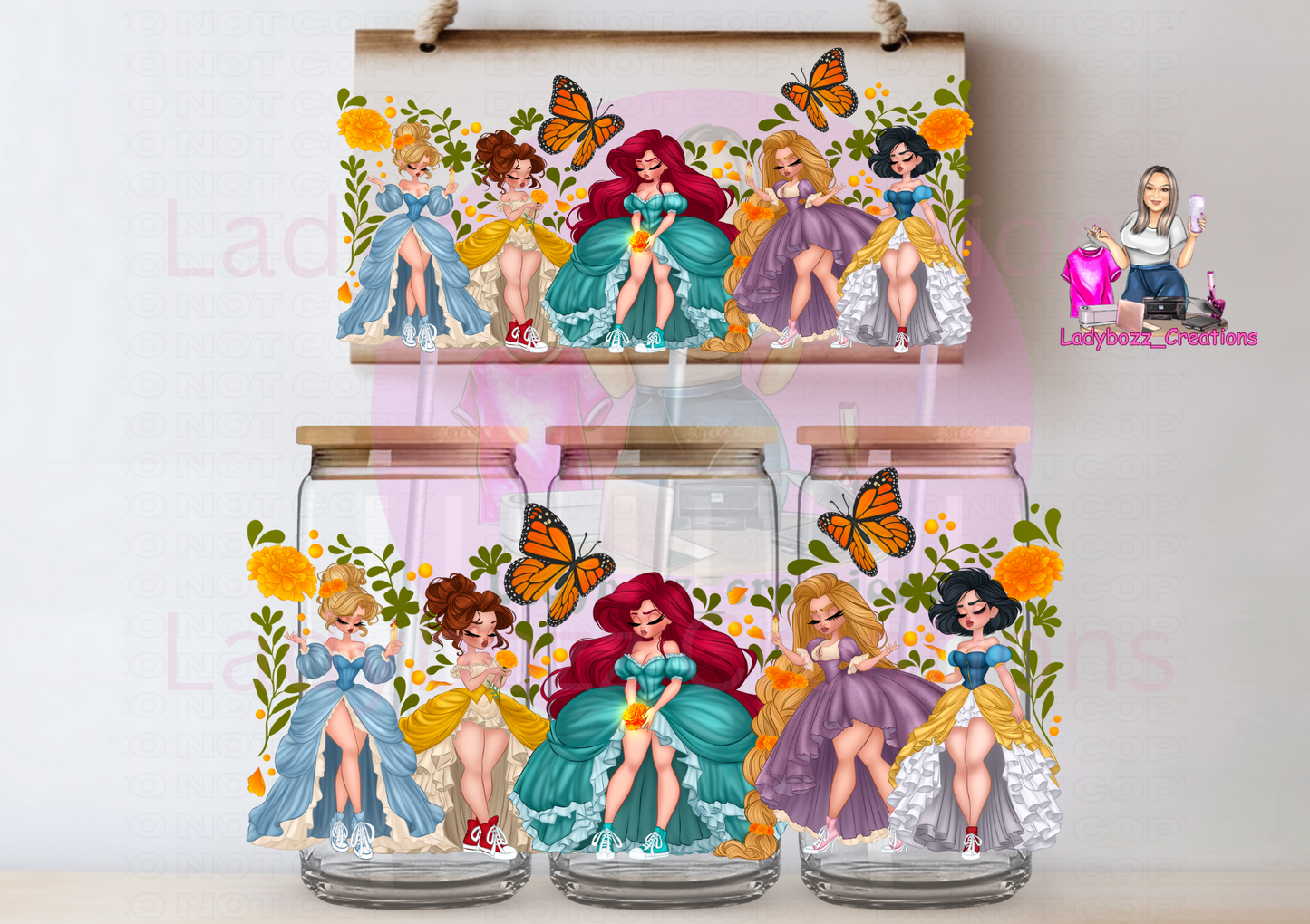 Princesses Catrinas/NO MAKE UP/Scary/Halloween / WRAP BUNDLE